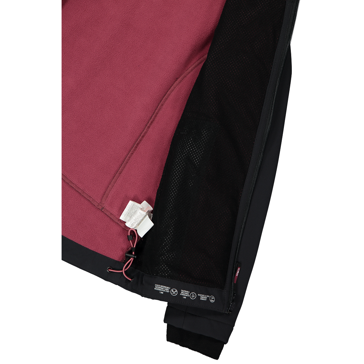 CMP Softshelljacke »KID G JACKET FIX HOOD für Kinder43405465« mit Kapuze Atmungsaktiv & Wasserabweisend & Windabweisend ,Übergangsjacke