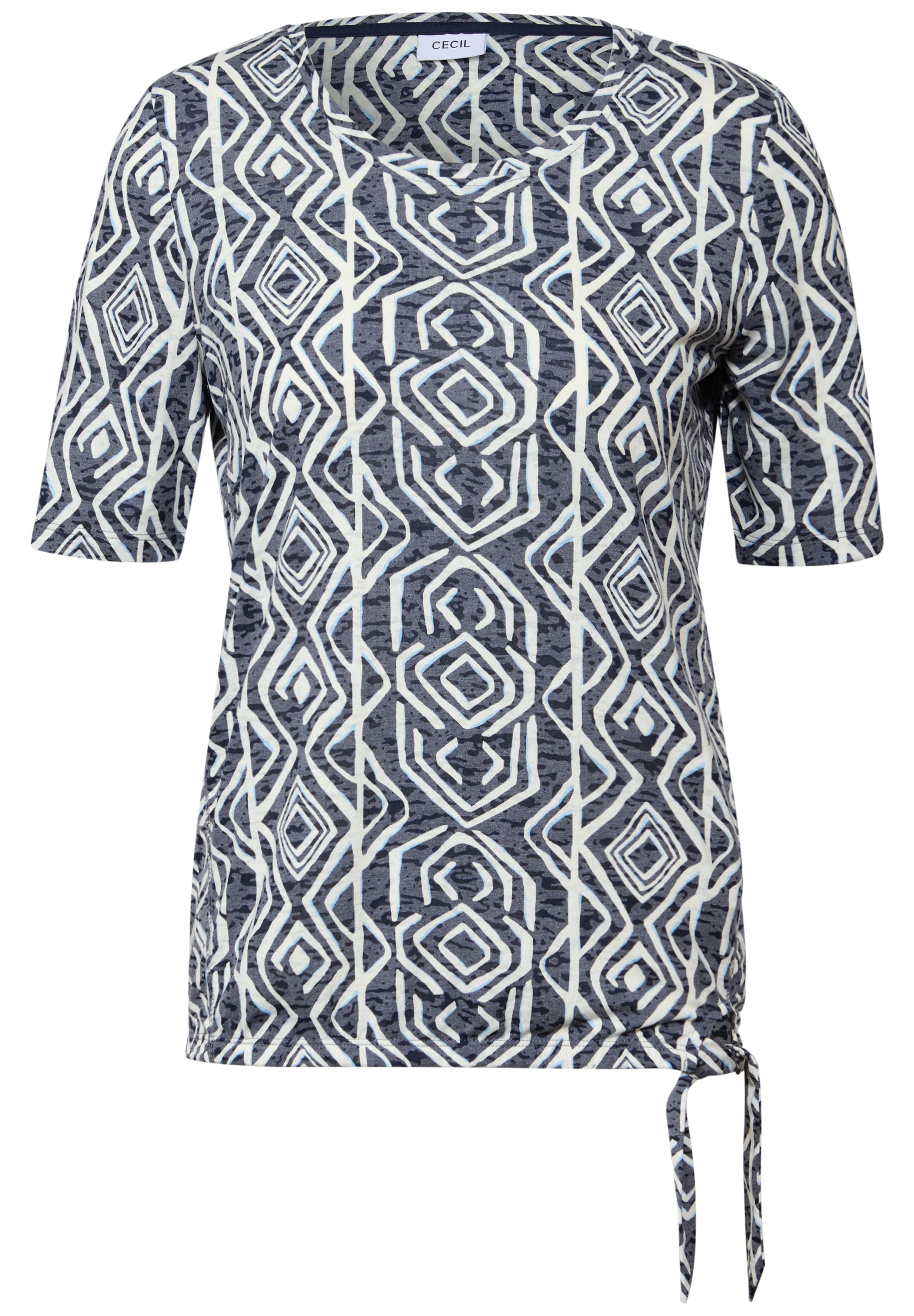 Cecil T-Shirt, in Ausbrenner-Optik