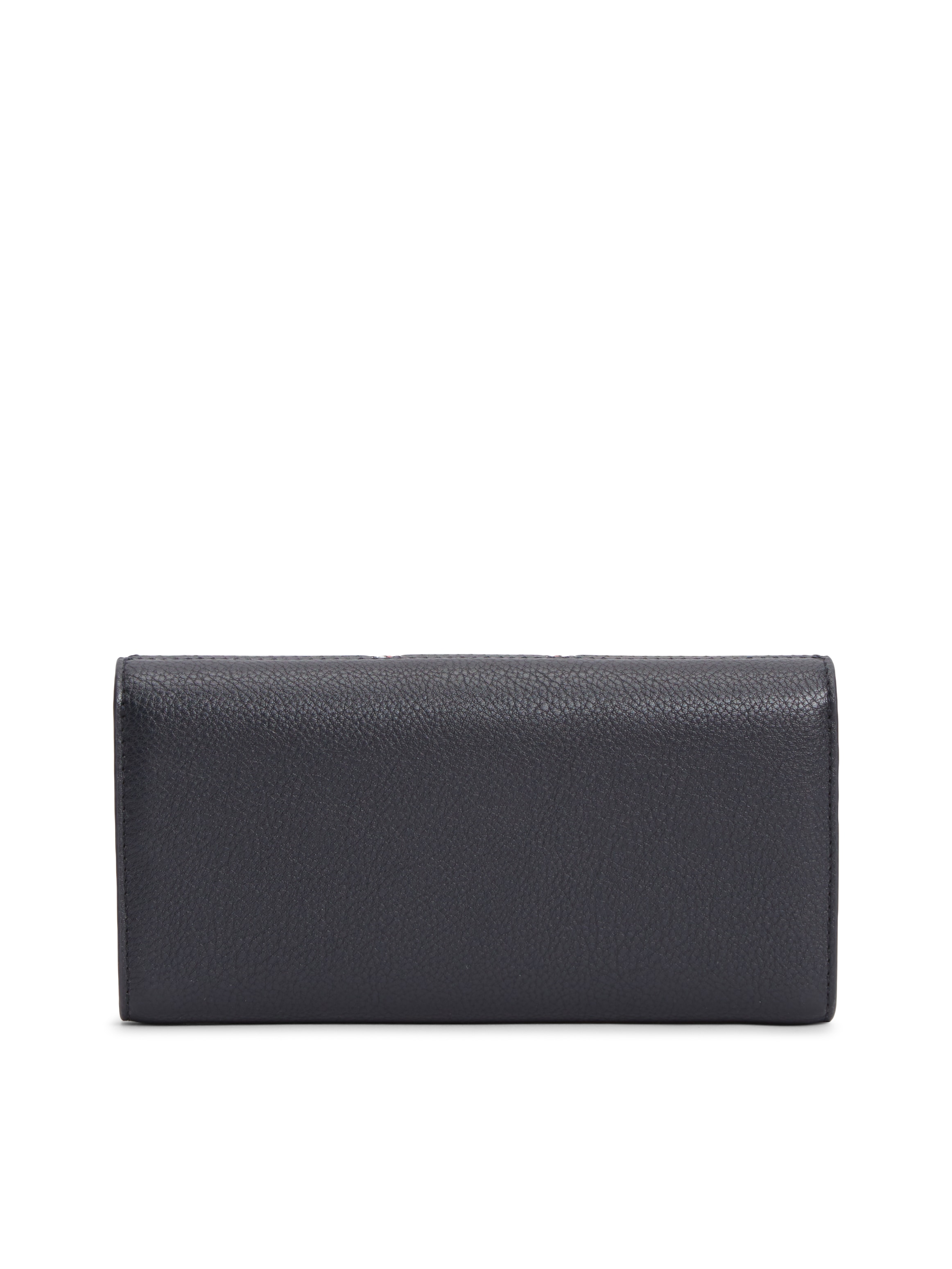 Tommy Hilfiger Geldbörse »TH ICON LRG FLAP WALLET CORP« Unisex Geldbeutel, Portemonnaie mit TH-Schmucklogo