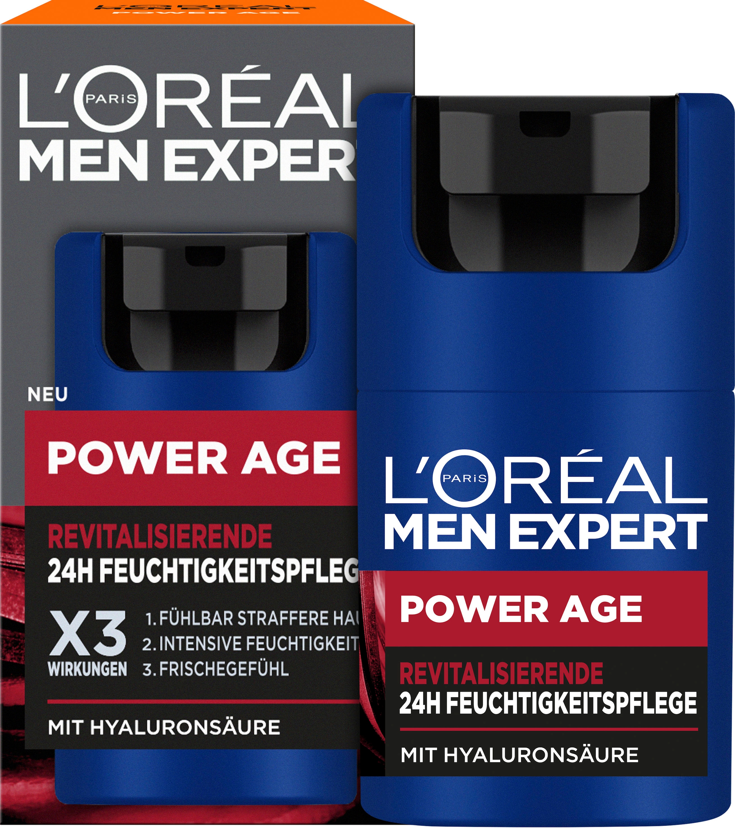 L'ORÉAL PARIS MEN EXPERT Pflege-Set »Power Age-Set: Serum & Pflege«, mit Hyaluron