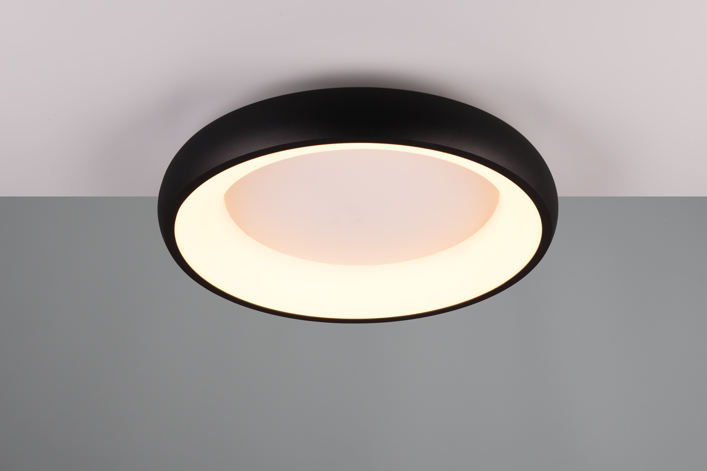 TRIO Leuchten LED Deckenleuchte »CARDONA, runde LED Deckenlampe Büro, Ø 46cm, 3300 Lumen 29W, dimmbar« LED-Board 1 Stk. warmweiß - kaltweiß CCT - Lichtfarbe einstellbar 2300/3000/4000K, auch Wandmontage möglich