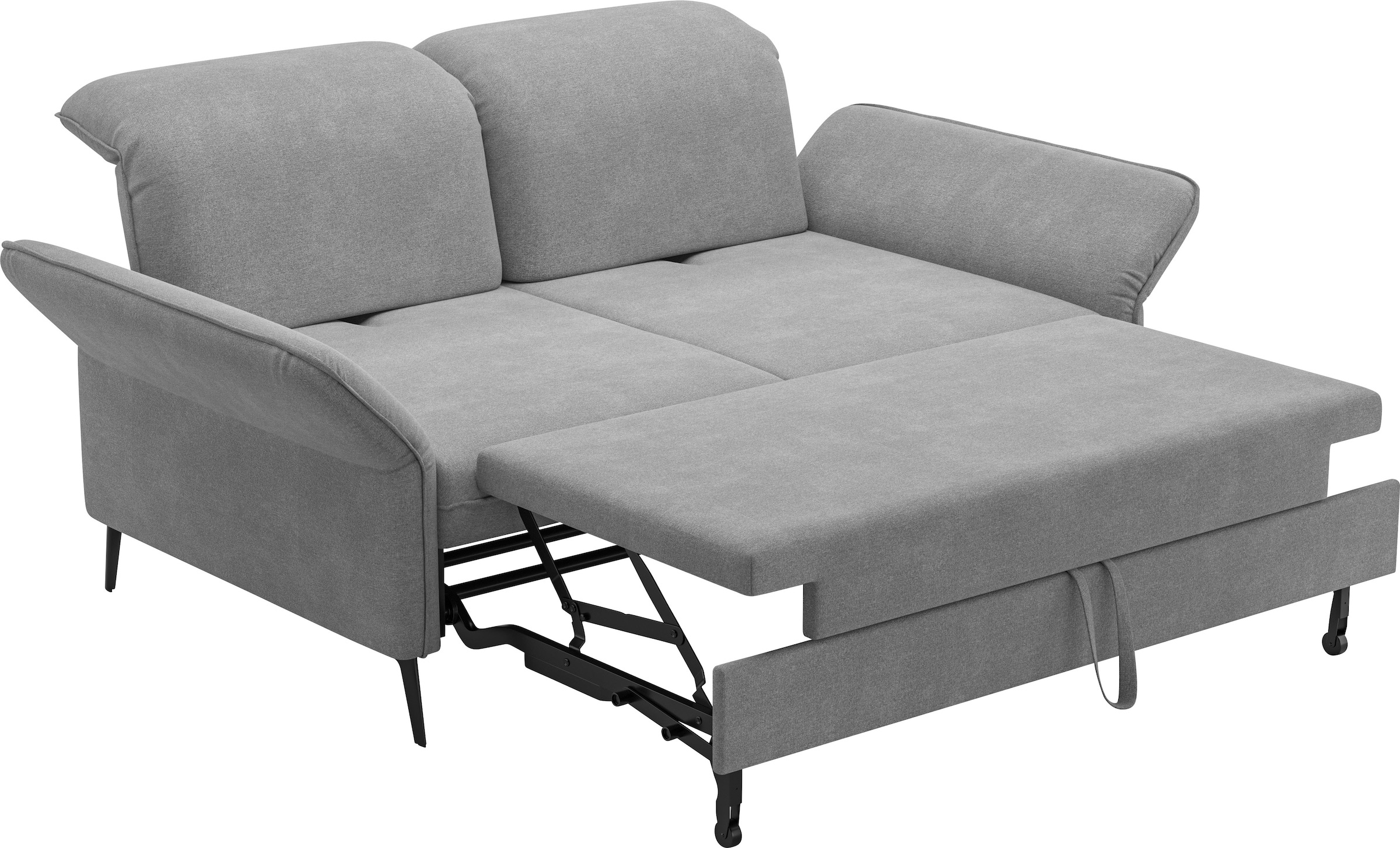sit&more 3-Sitzer »Emely, inkl. Sitztiefenverstellung«, wahlweise mit Bettfunktion, Kopf- & Armteilverstellung