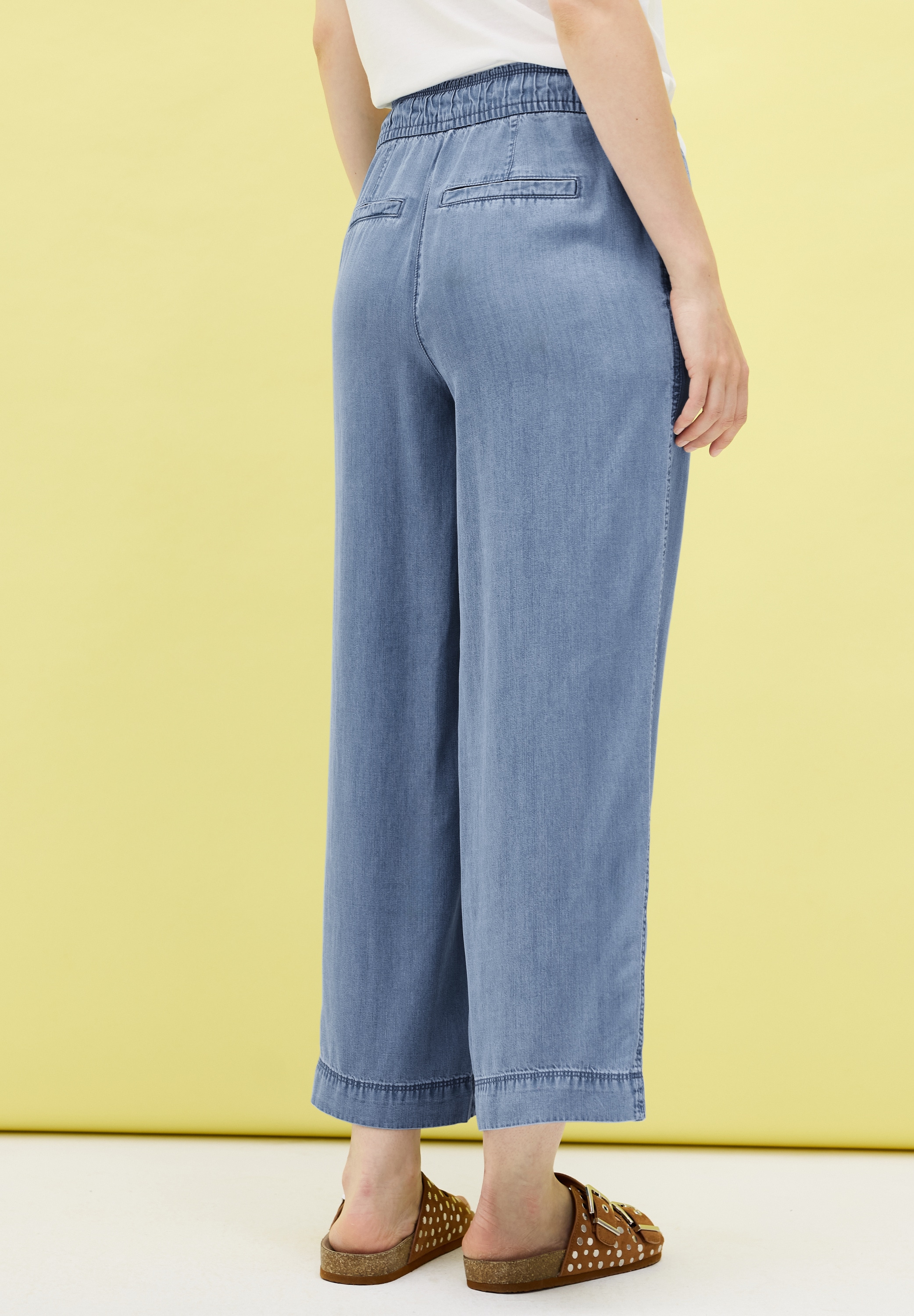 Cecil Stoffhose »Style Neele«, Sommerhose mit elatischem Bund und Gummizug