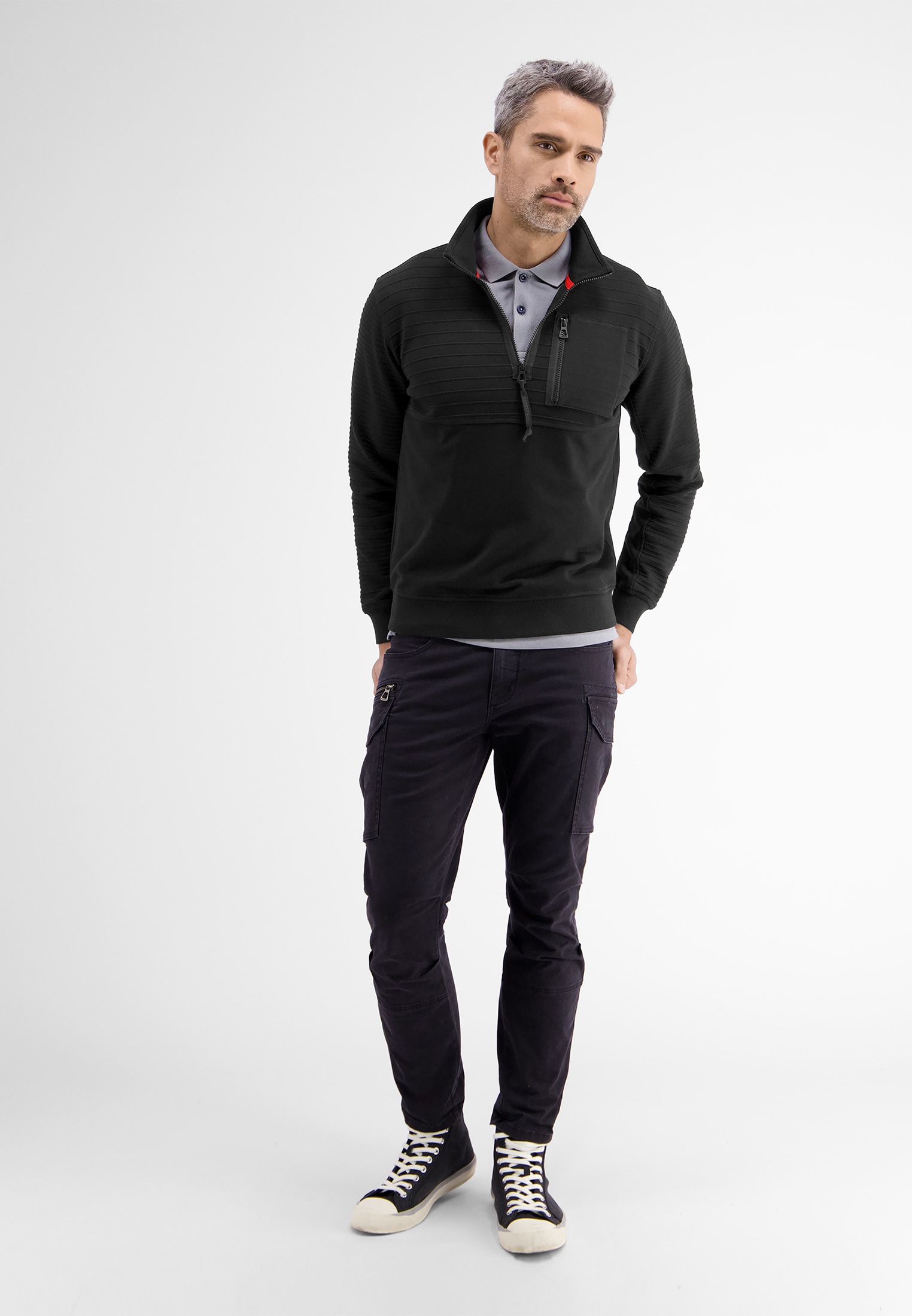 LERROS Sweatshirt »Modischer Sweattroyer«
