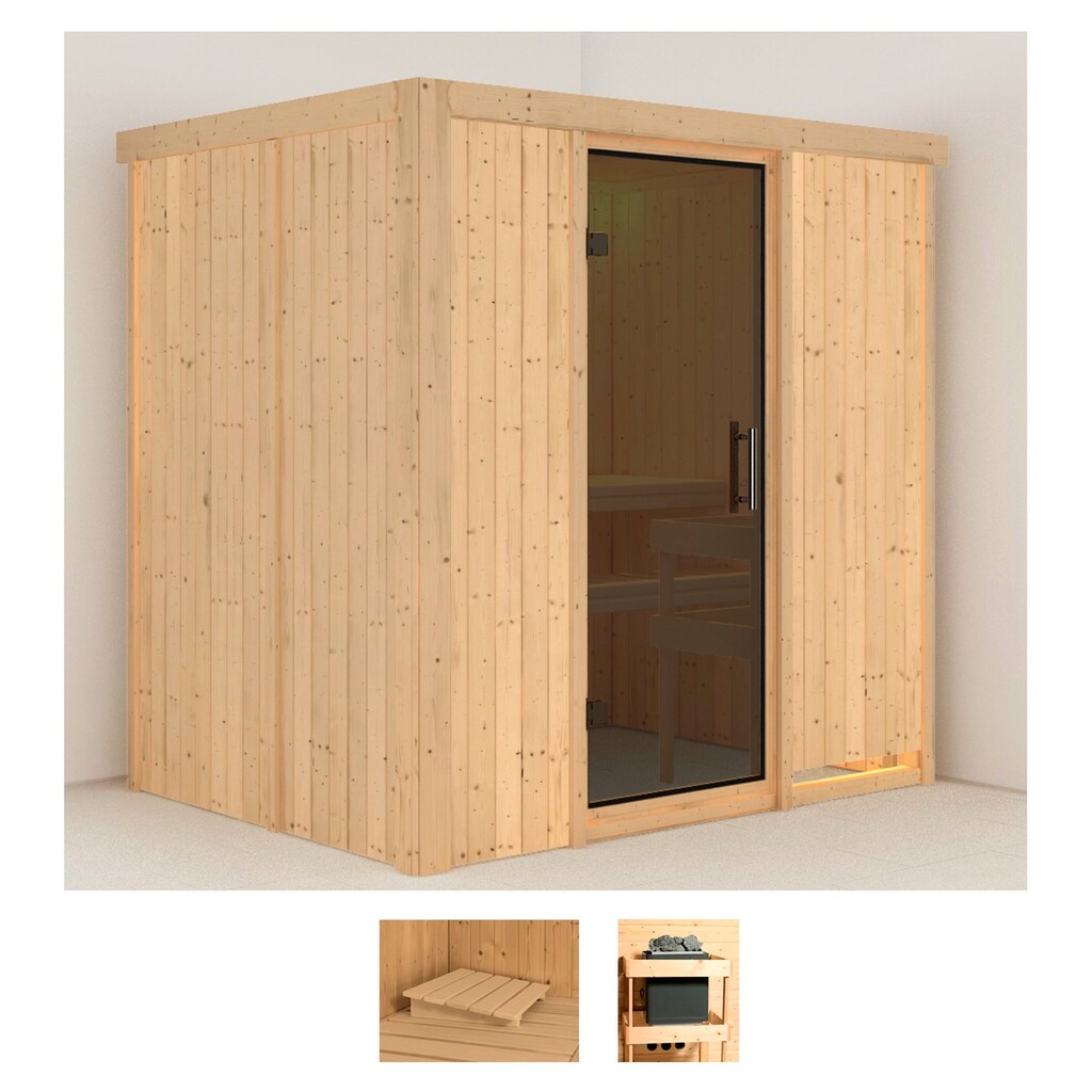 Karibu Sauna »Bedine«, (Set)