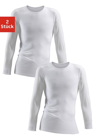 Clipper Unterhemd, (2 St.), schlichtes Basic perfekt als Unterziehshirt - in Feinripp kaufen