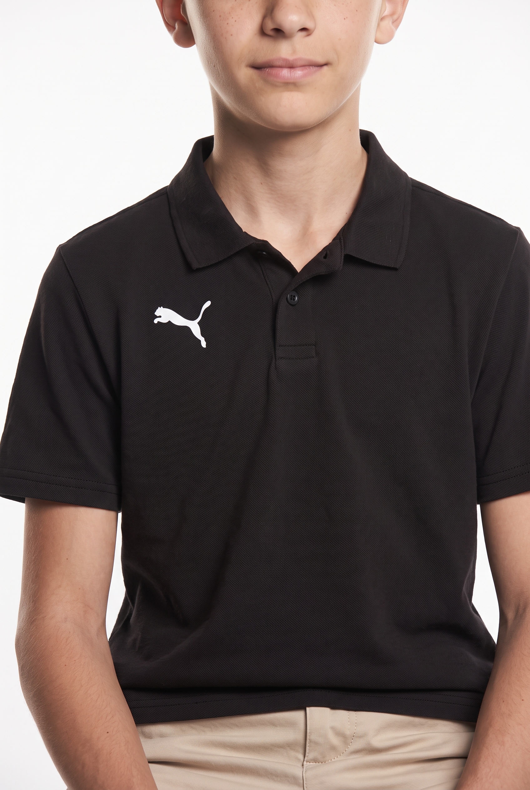 PUMA Poloshirt »TEAMGOAL CASUALS POLO JR« Regular Fit, Kurzarm, sportlicher Stil, für Jugendliche