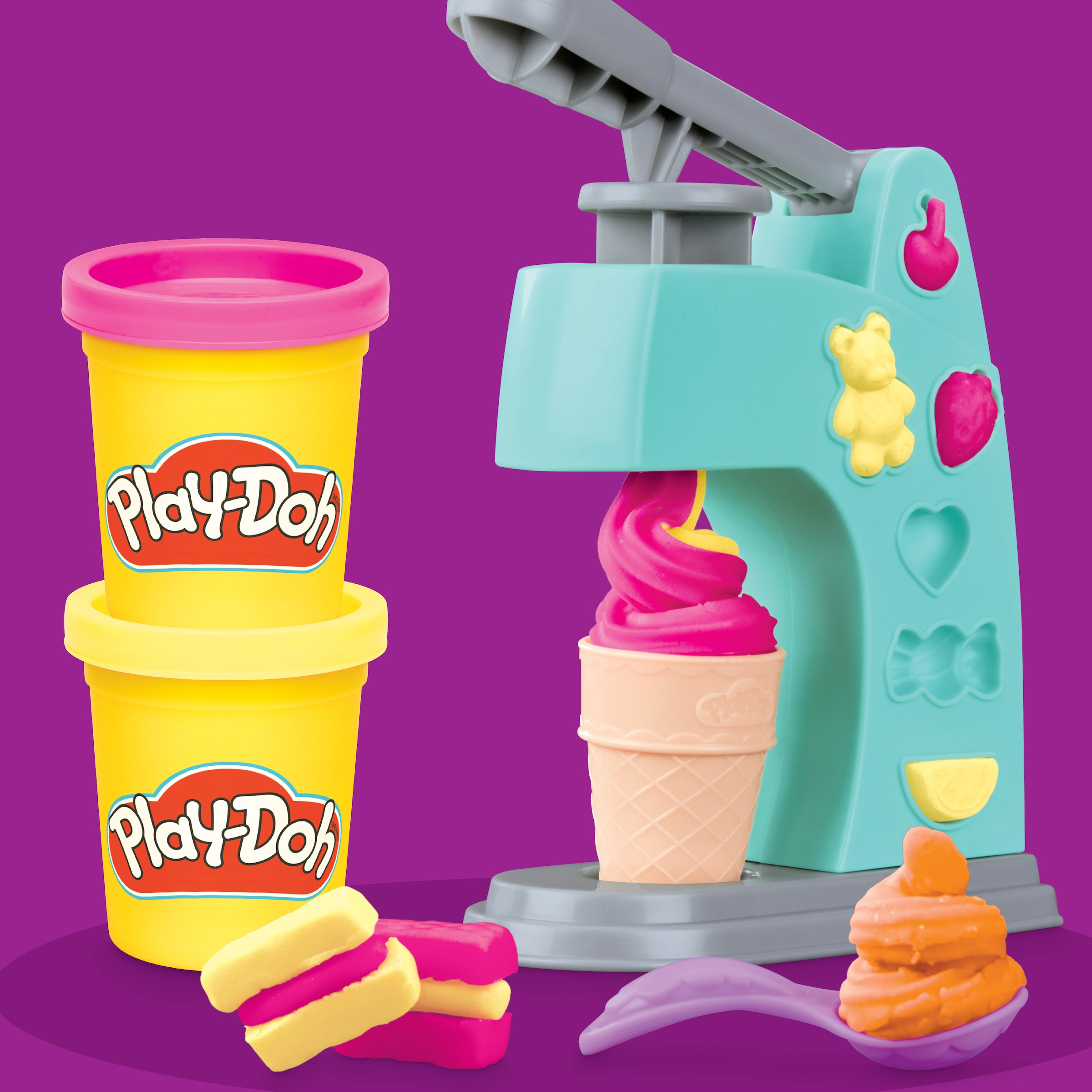 Hasbro Knetform-Set »Play-Doh 4-in-1 Spielsets«