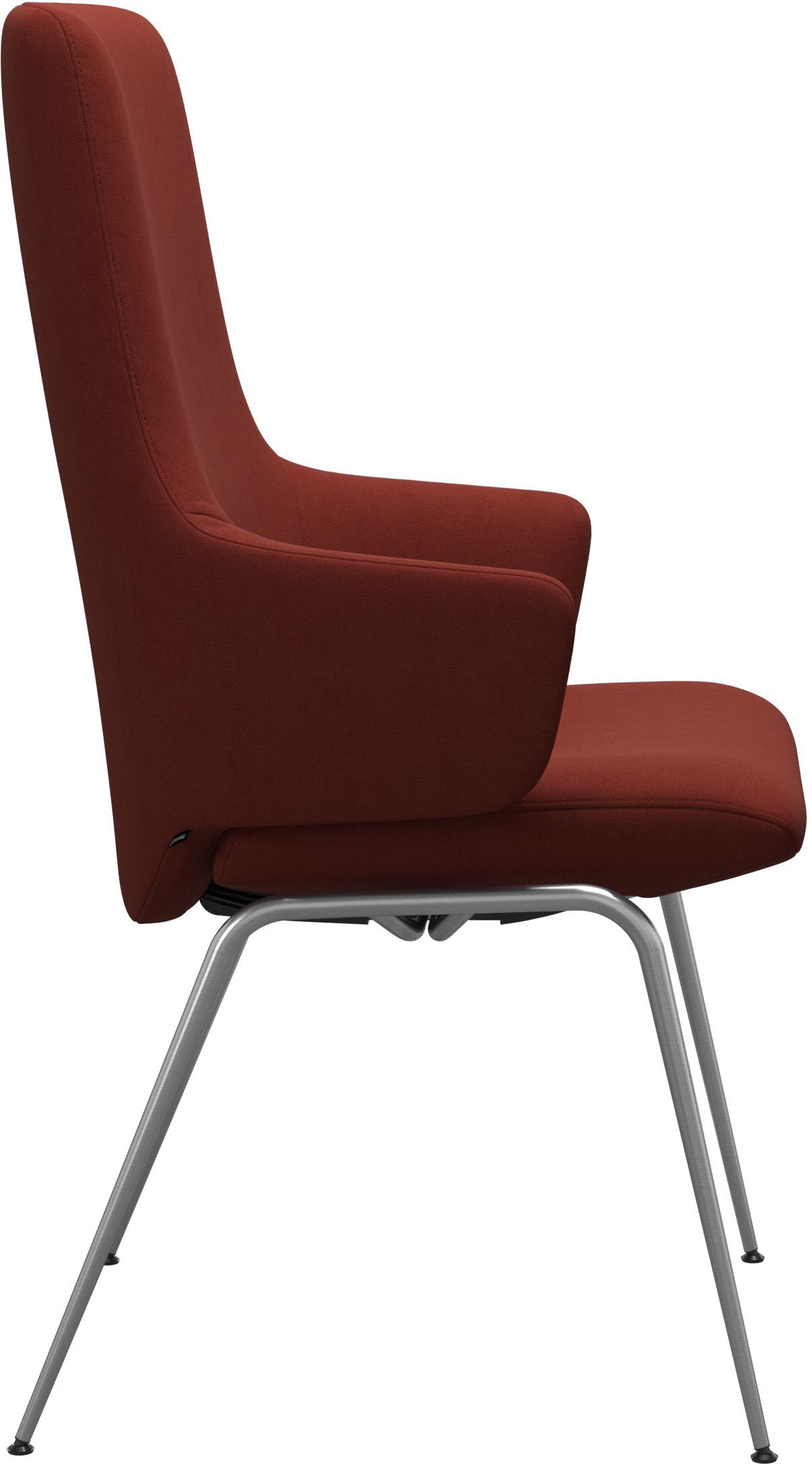 Stressless® Polsterstuhl »Laurel« () High Back mit Armlehne, Größe L, mit Beinen aus Stahl in Chrom