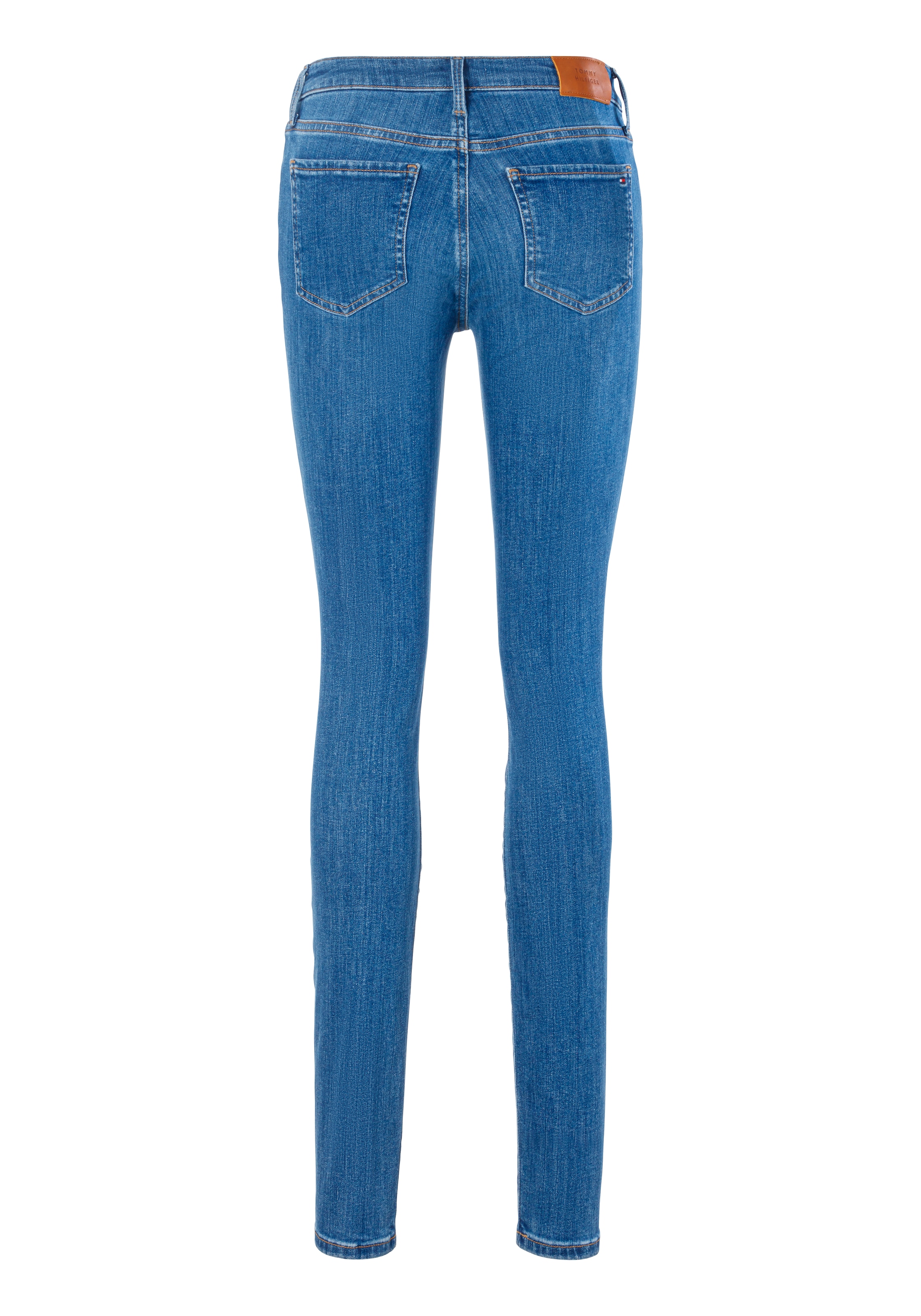 Tommy Hilfiger Skinny-fit-Jeans »HERITAGE COMO SKINNY RW«, (TH FLEX COMO SKINNY RW), mit Tommy Hilfiger Logo-Badge