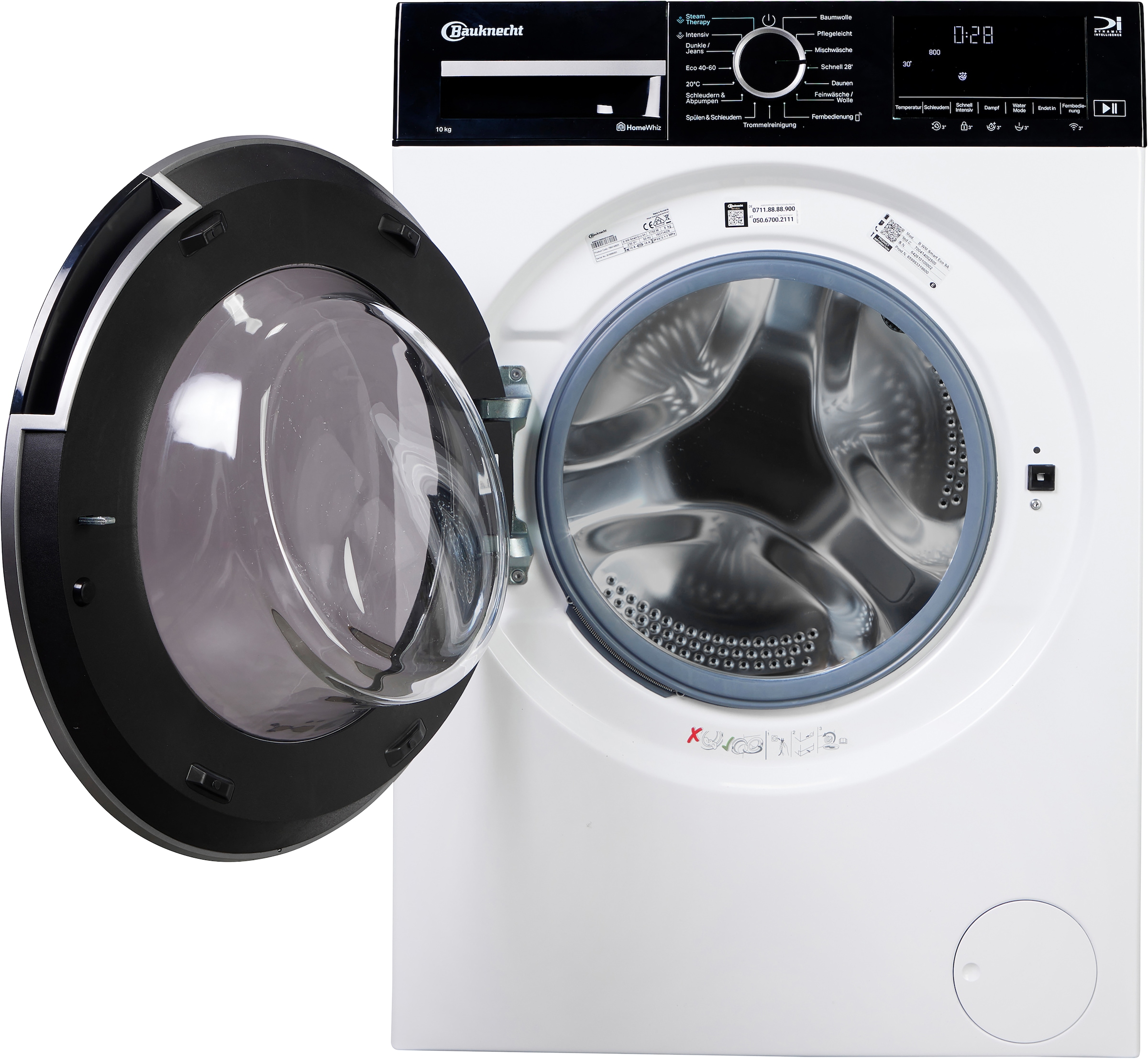 BAUKNECHT Waschmaschine »B WM Smart Eco 10A« 10 kg 1400 U/min 4 Jahre Garantie, inklusive 50€ OTTO-Gutschein