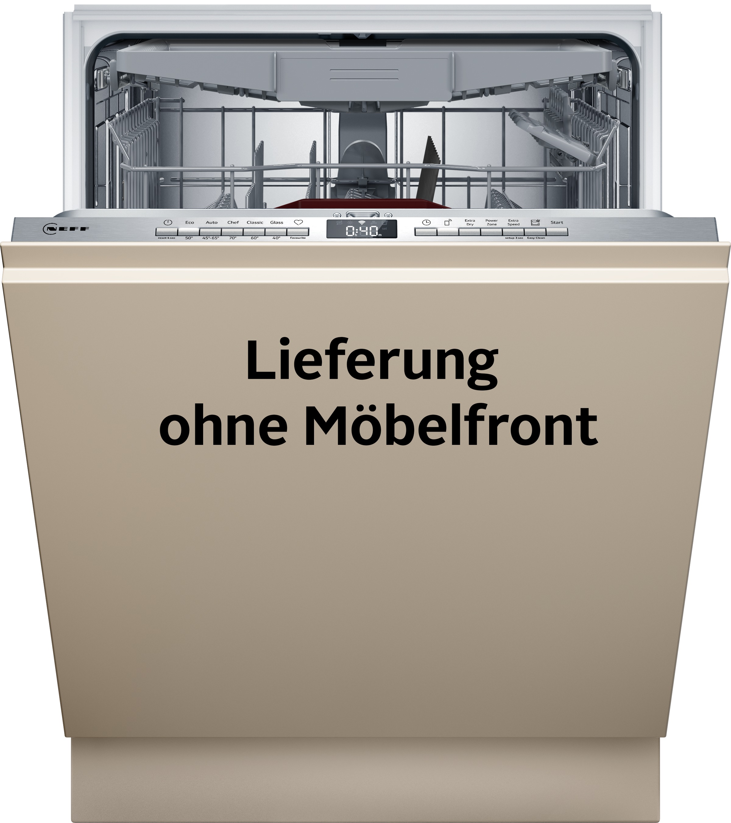 NEFF vollintegrierbarer Geschirrspüler N 50 "S155HCX03E" 14 tlg. Maßgedecke