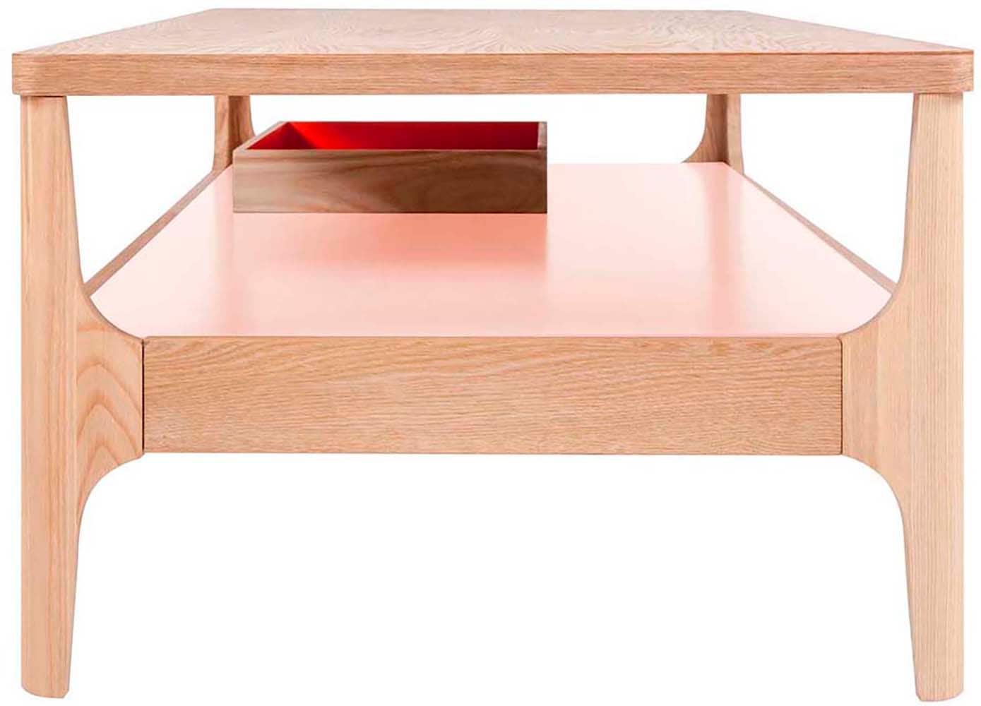 Kayoom Couchtisch »Kaffeetisch Addison, Couchtisch, offenes, ausgefallenes Design« 1 Stk. tlg. Ausgefallenes Design, Tischbeine aus Massivholz, aus robustem Material