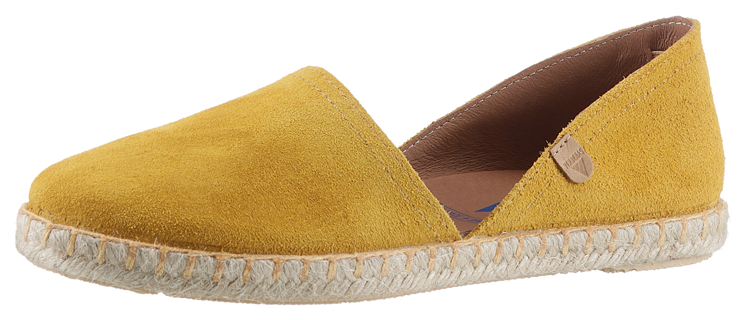 VERBENAS Espadrille »CARMEN SERRAJE«, Schlupfschuh, Sommerschuh, Loafer mit typischem Jute-Rahmen