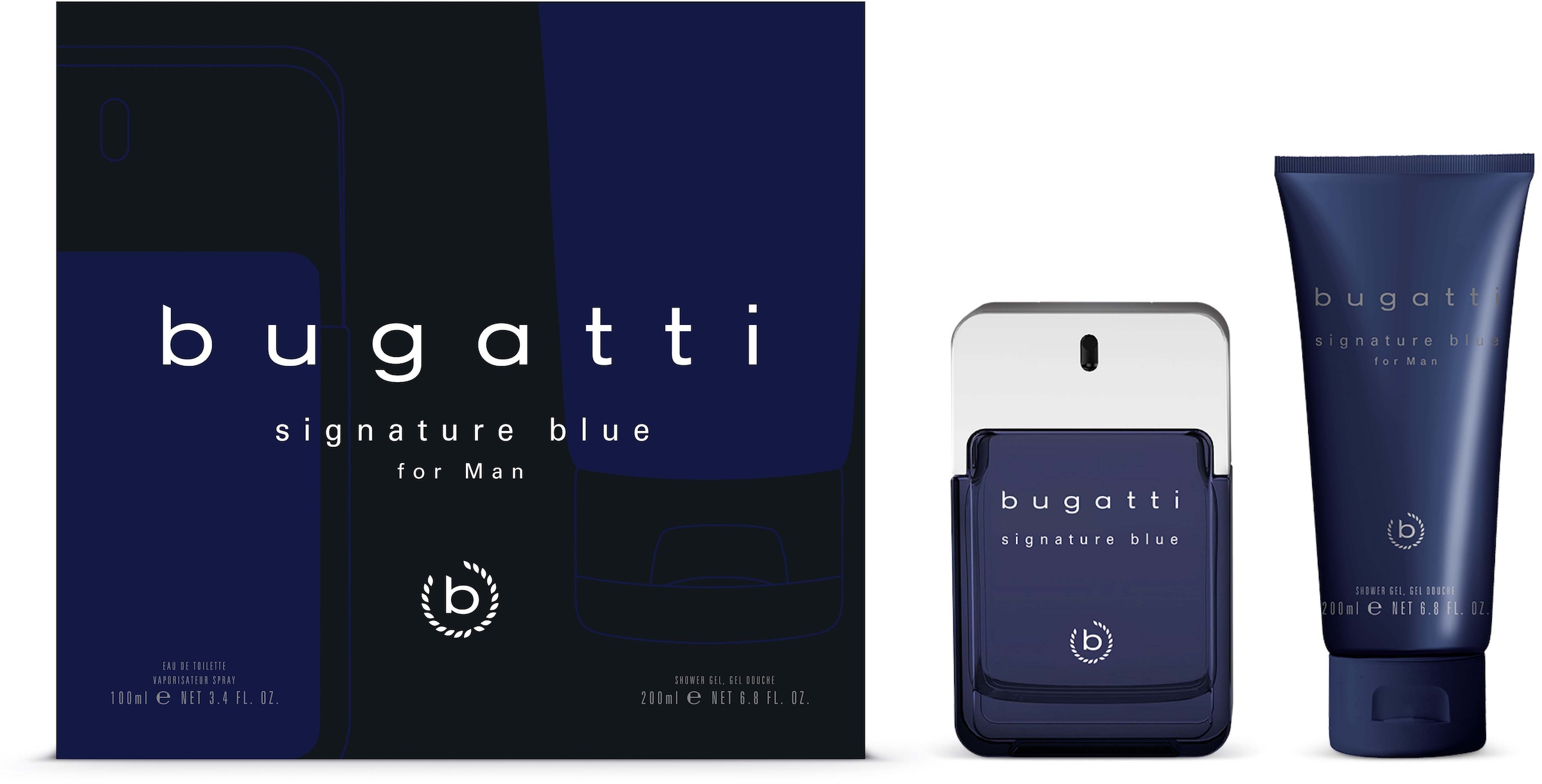bugatti Duft-Set »Signature man«, (Set, 2 tlg., Eau de Toilette + Duschgel)  online kaufen