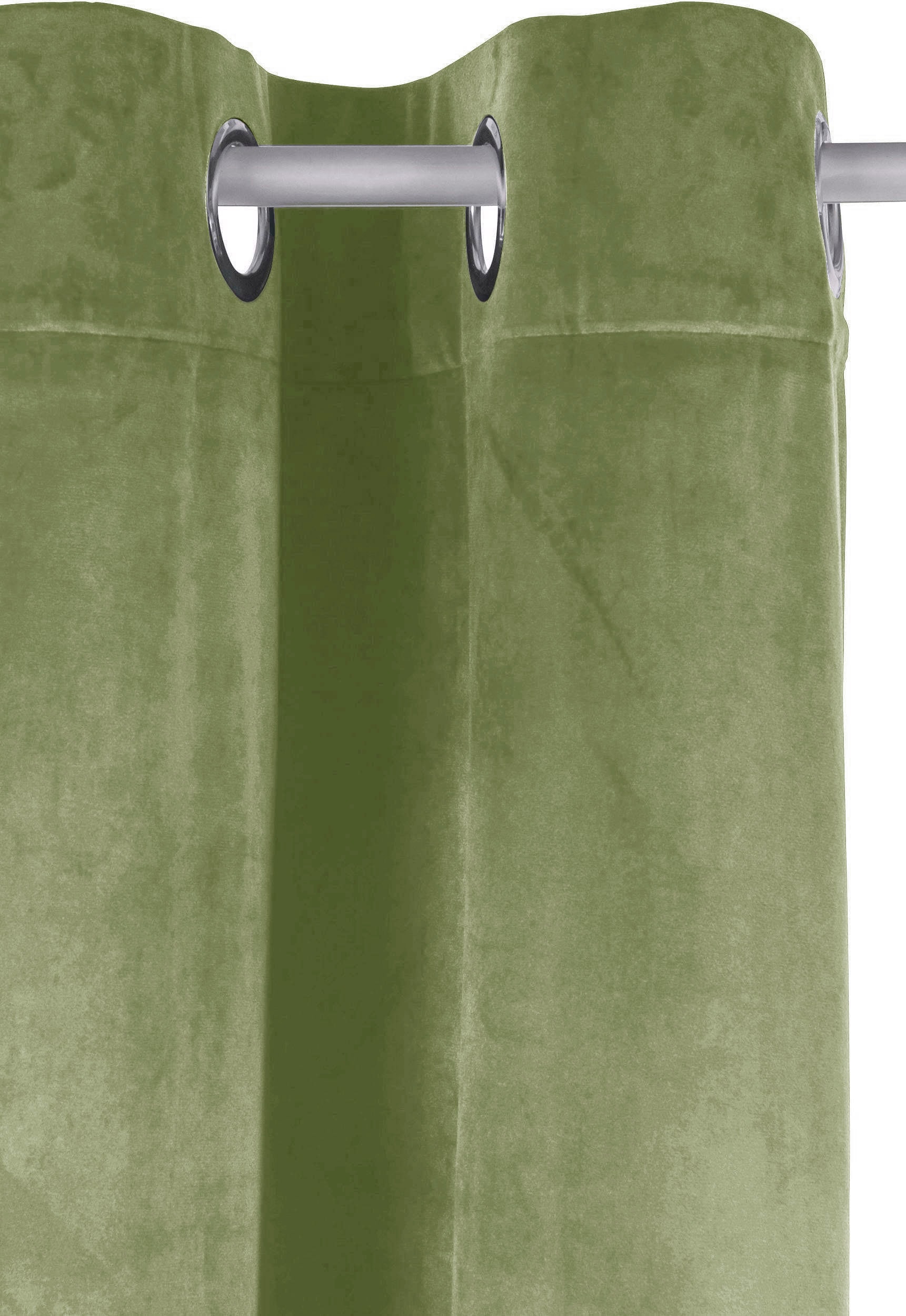 LeGer Home by Lena Gercke Vorhang »Samt Ladina« Ösen 1 Stk. tlg. blickdichter Vorhang, Samt Vorhang