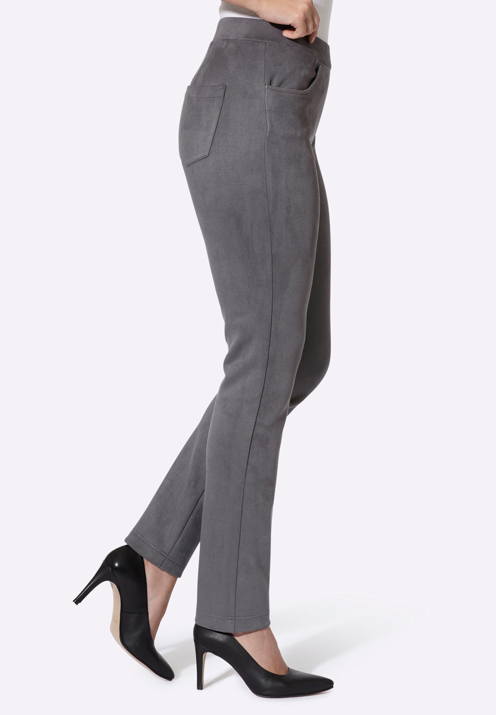 heine Schlupfhose »Velourslederimitat-Hose Schlupfhose«