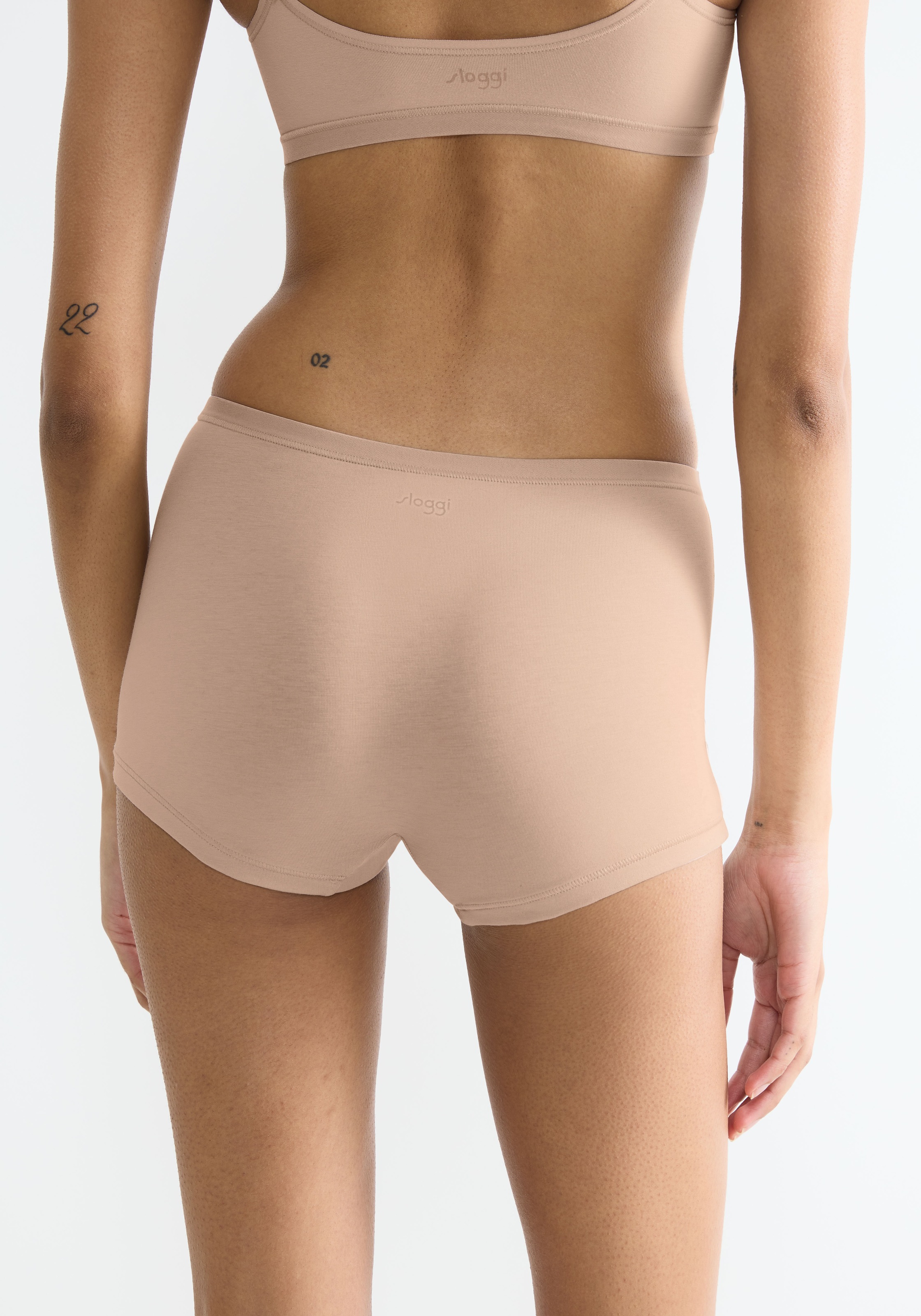 sloggi Slip »GO Daily Cotton Short 3P«, (3er Pack), glanzeffekt Details