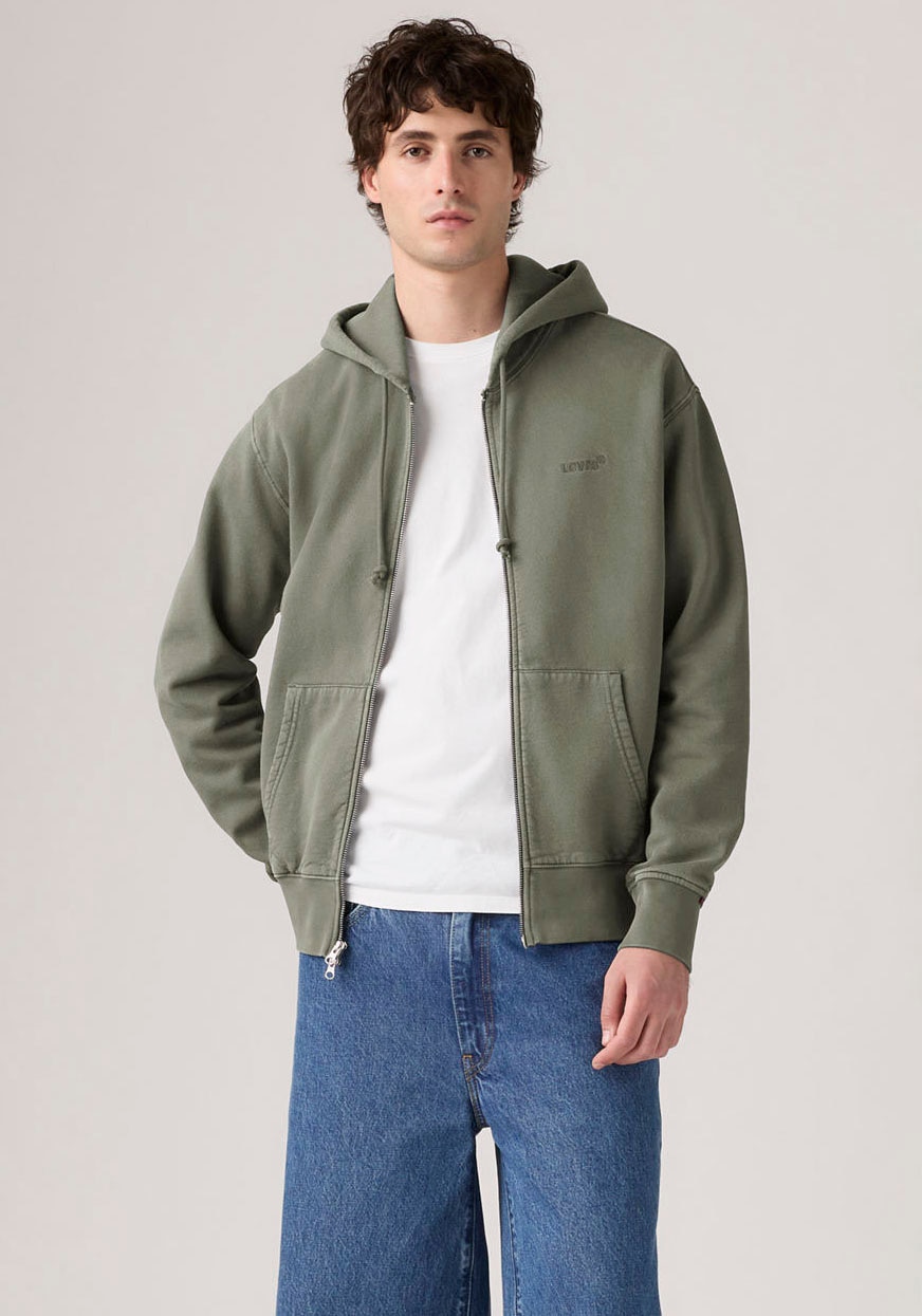 Levi's® Kapuzensweatjacke mit Logo-Stickerei