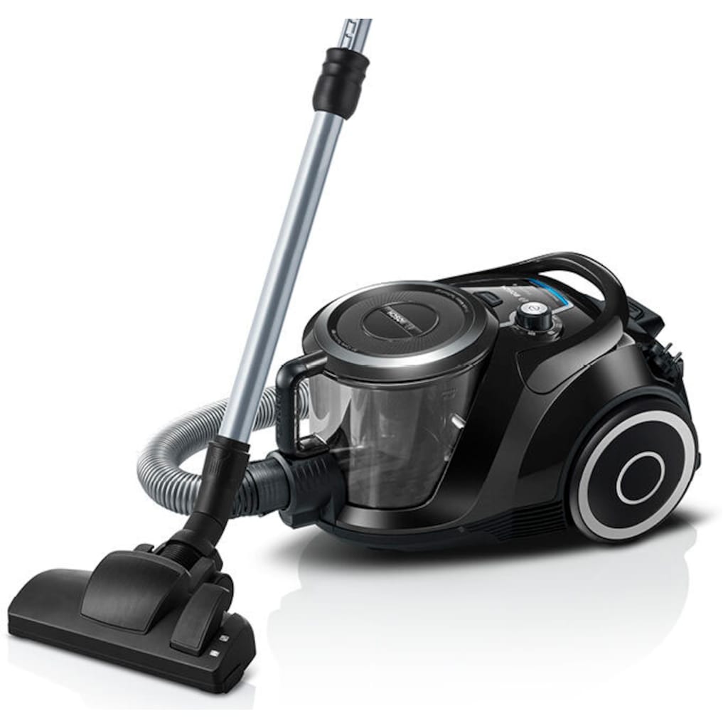 BOSCH Bodenstaubsauger »BGC41XSIL, Serie 6, schwarz«, 700 W, beutellos