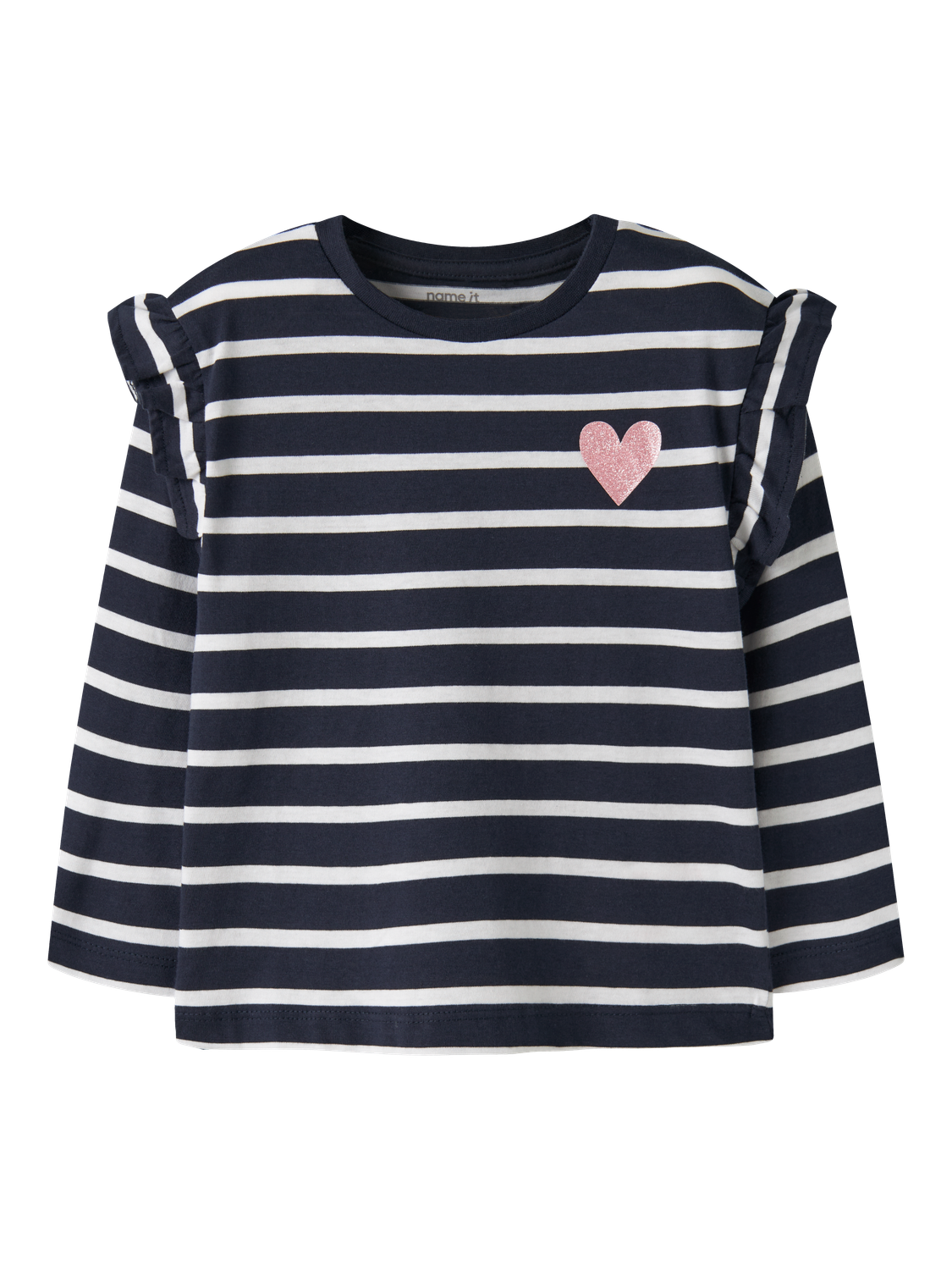 Name It Langarmshirt »NMFTOVELINA LS NREG TOP PB«