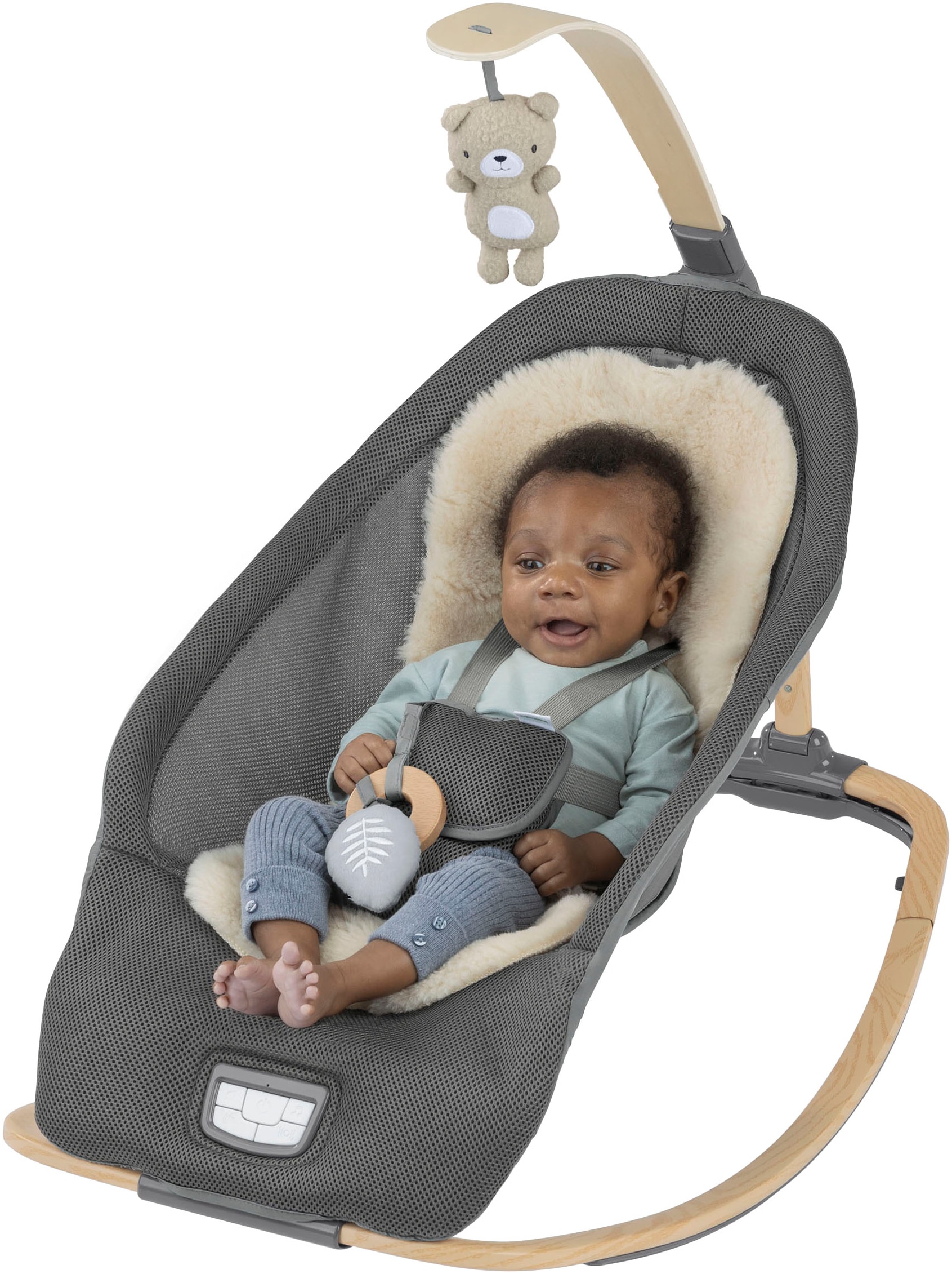 ingenuity Babywippe »Every Season™ Rocking Seat - Wesley™«, bis 18,14 kg, mit Melodien und Geräuschen