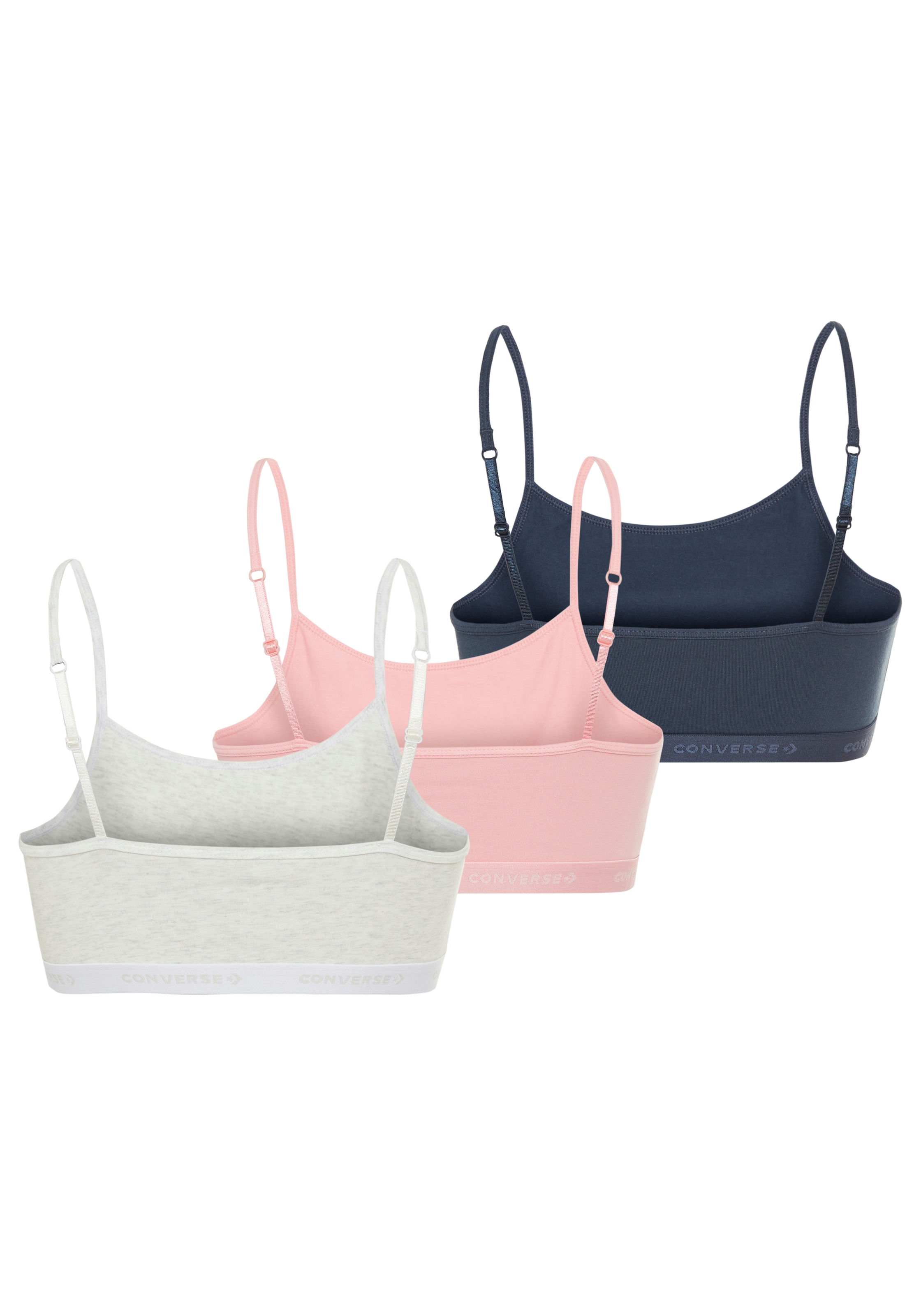 Converse Bustier »CHG GIRLS CLASSIC 3PK BRALETTE«, für Kinder
