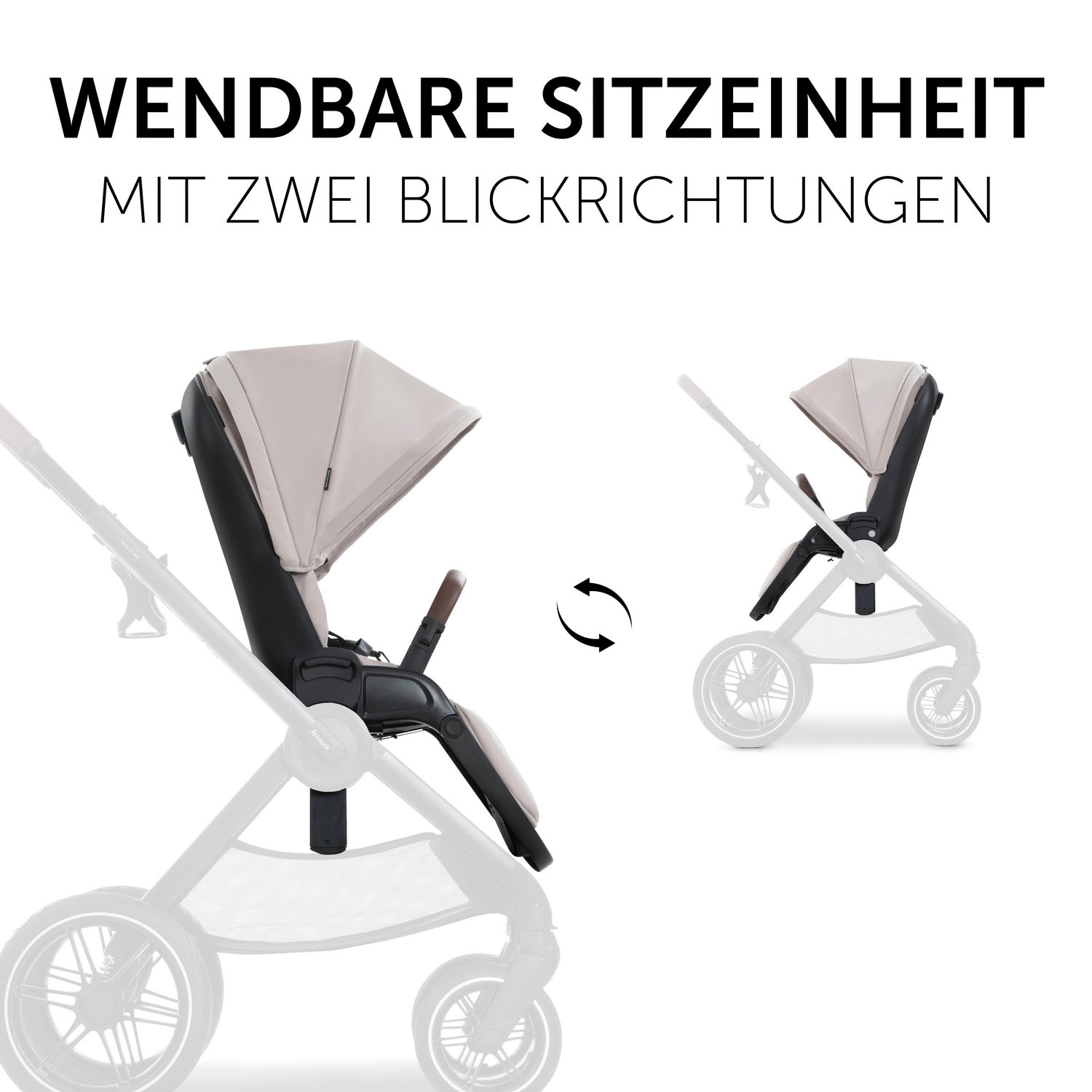 Hauck Kombi-Kinderwagen »Walk N Care Set«, 22 kg, belastbar bis 22 kg