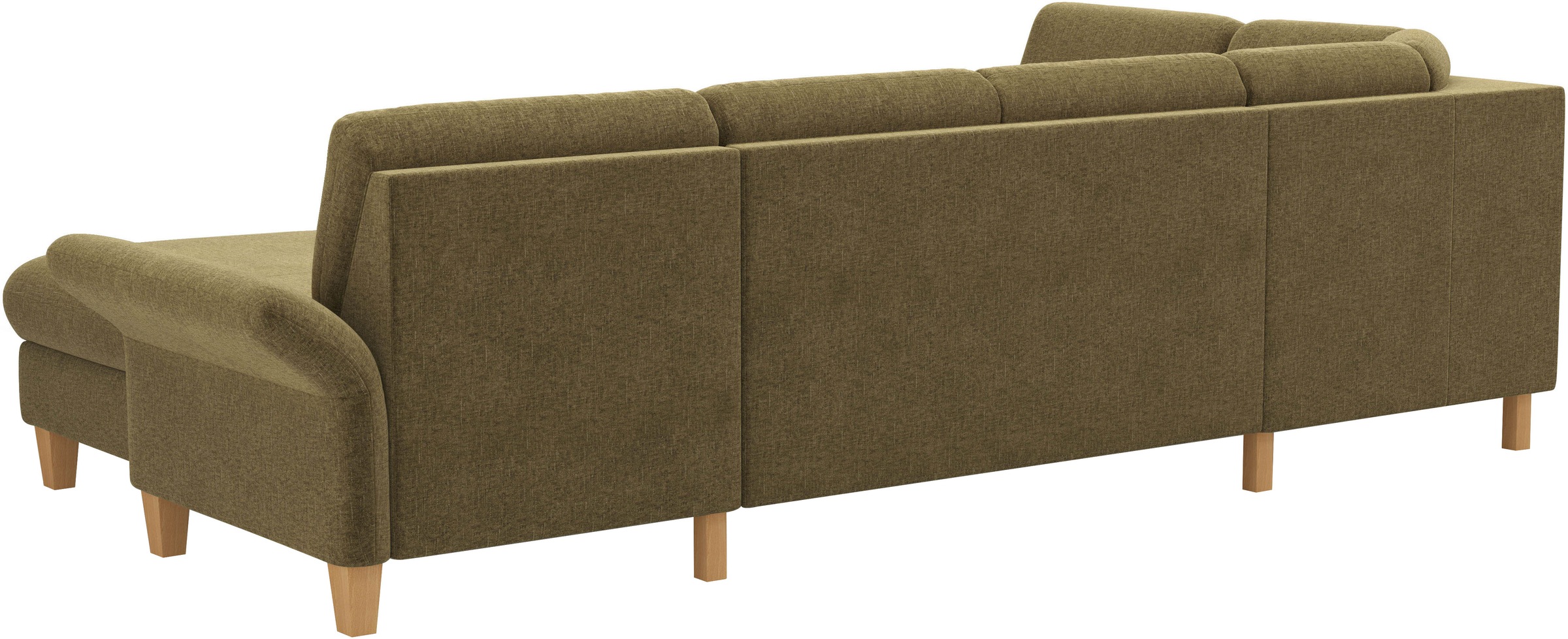 Home affaire Wohnlandschaft »Rochelle, U-Form«, optional mit Armteilverstellung, mit Bettfunktion & Bettkasten