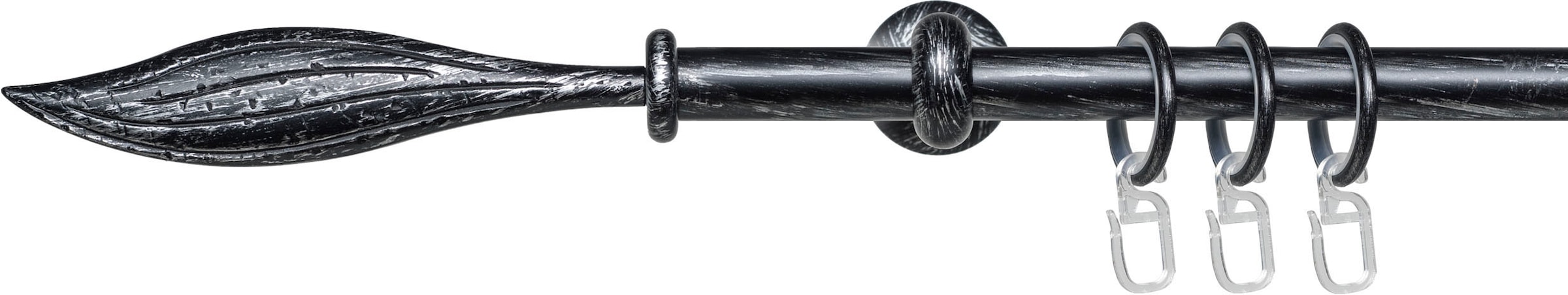 Liedeco Gardinenstangen-Endstück »Endstück, Endknopf Blatt "Esperanca" für 16 mm Stangen« Endstück, Endknopf