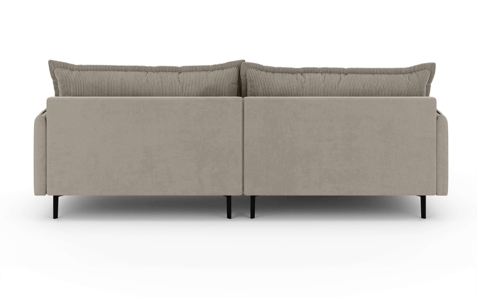 INOSIGN Ecksofa »ALEXANDRIA mit Recamiere rechts oder links bestellbar, moderne Bezüge«, L-Form mit Wellenunterfederung, Maße: B/H/T 246/86/190 cm