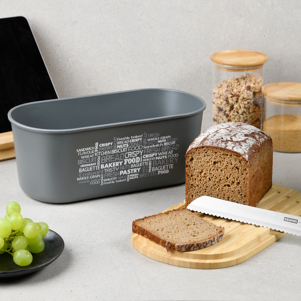 KESPER® Brotkasten »Brotbox« 1 Stk. tlg. Deckel als Schneidebrett verwendbar