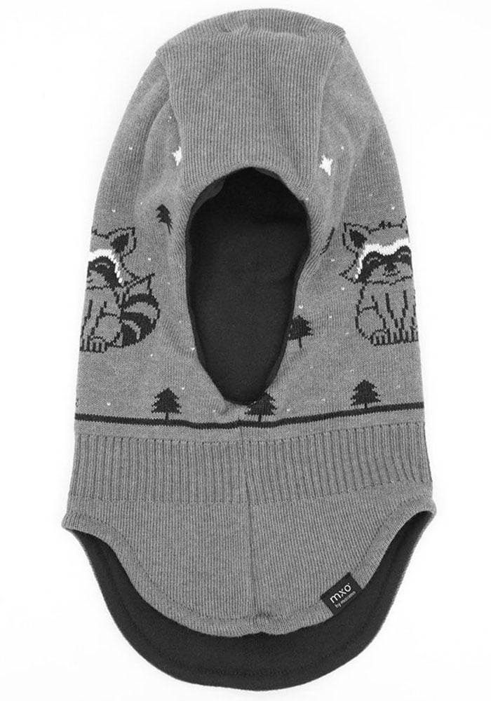 MAXIMO Schlupfmütze im Waschbär-Design