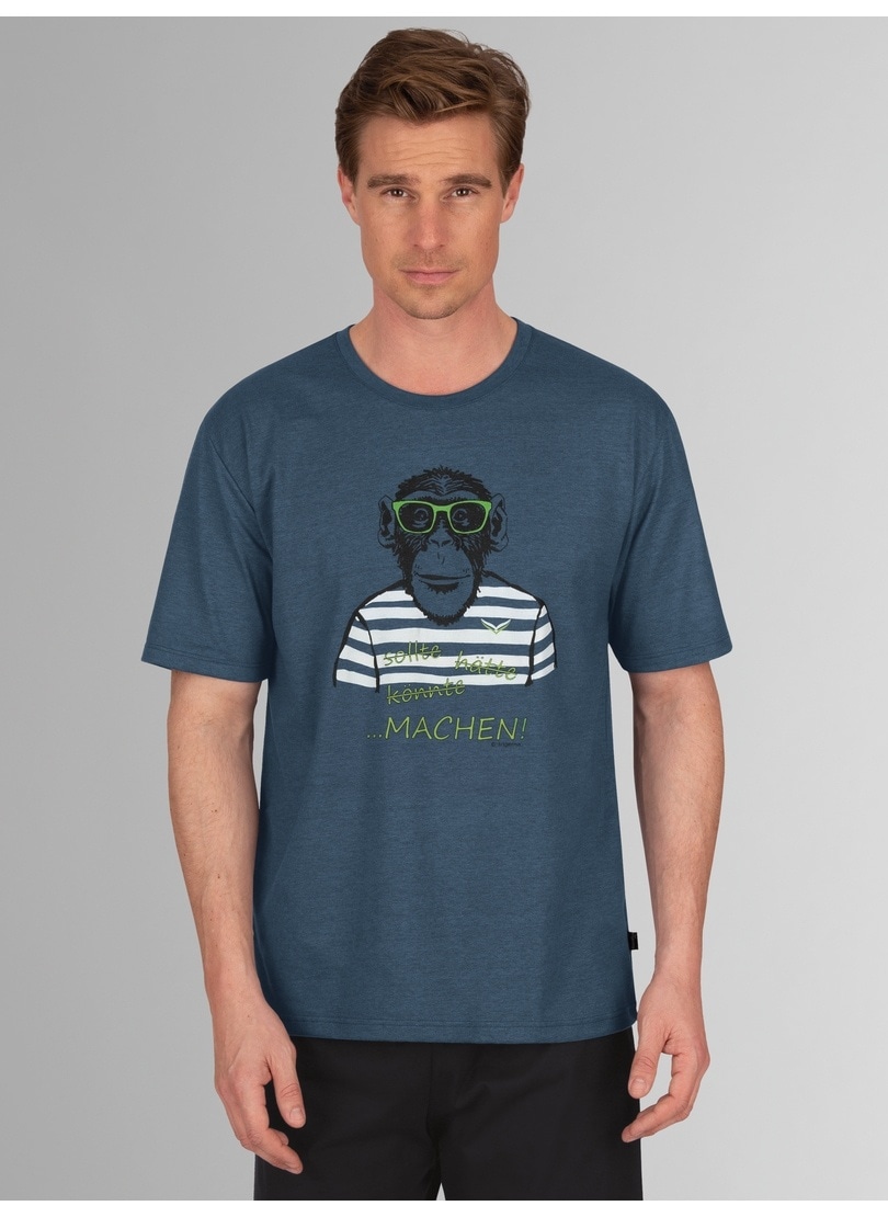»TRIGEMA Affen-Aufdruck« großem bei ♕ T-Shirt mit Trigema T-Shirt