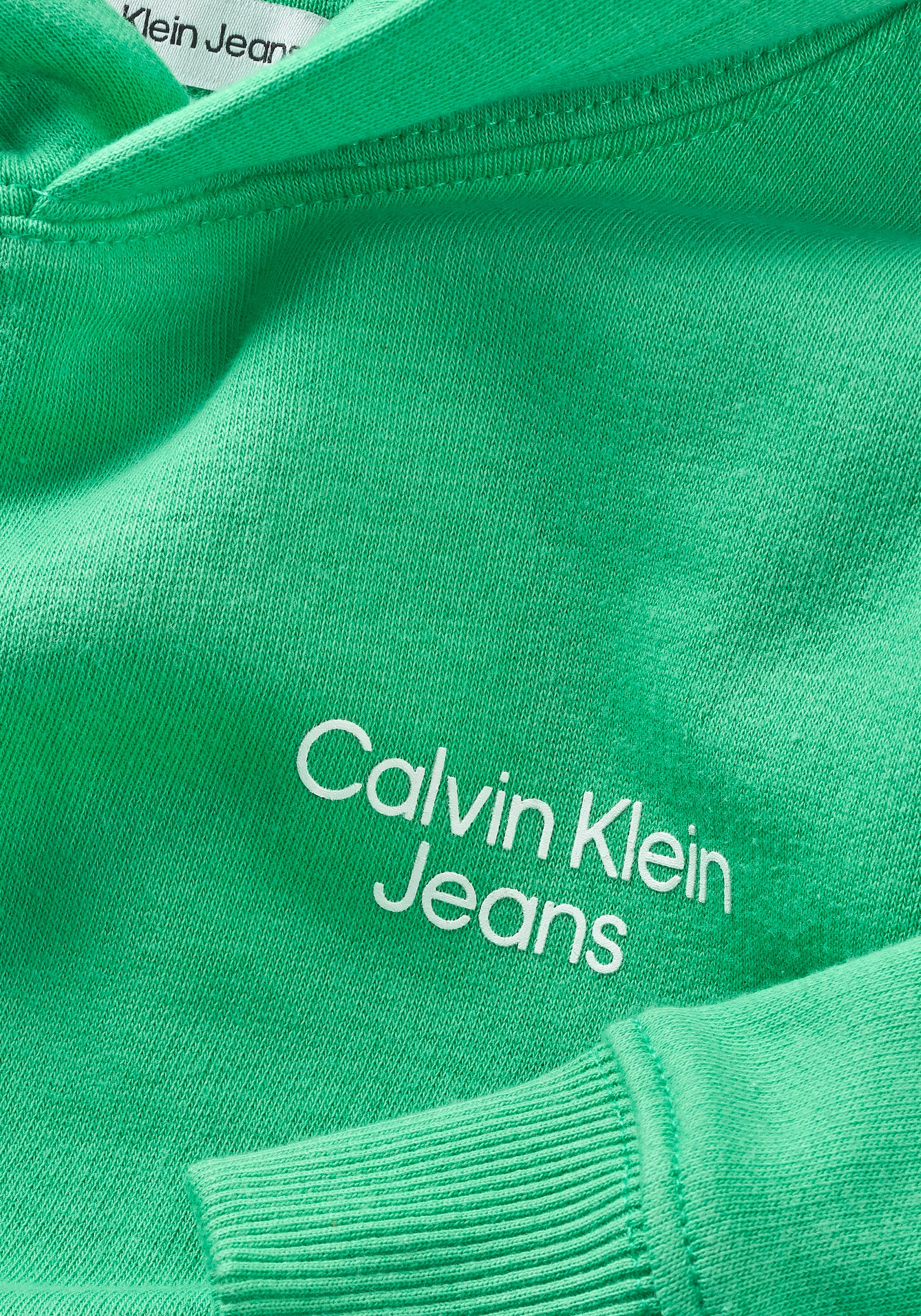 Kapuzensweatshirt Klein Jeans bei HOODIE« ♕ STACK Calvin »CKJ LOGO