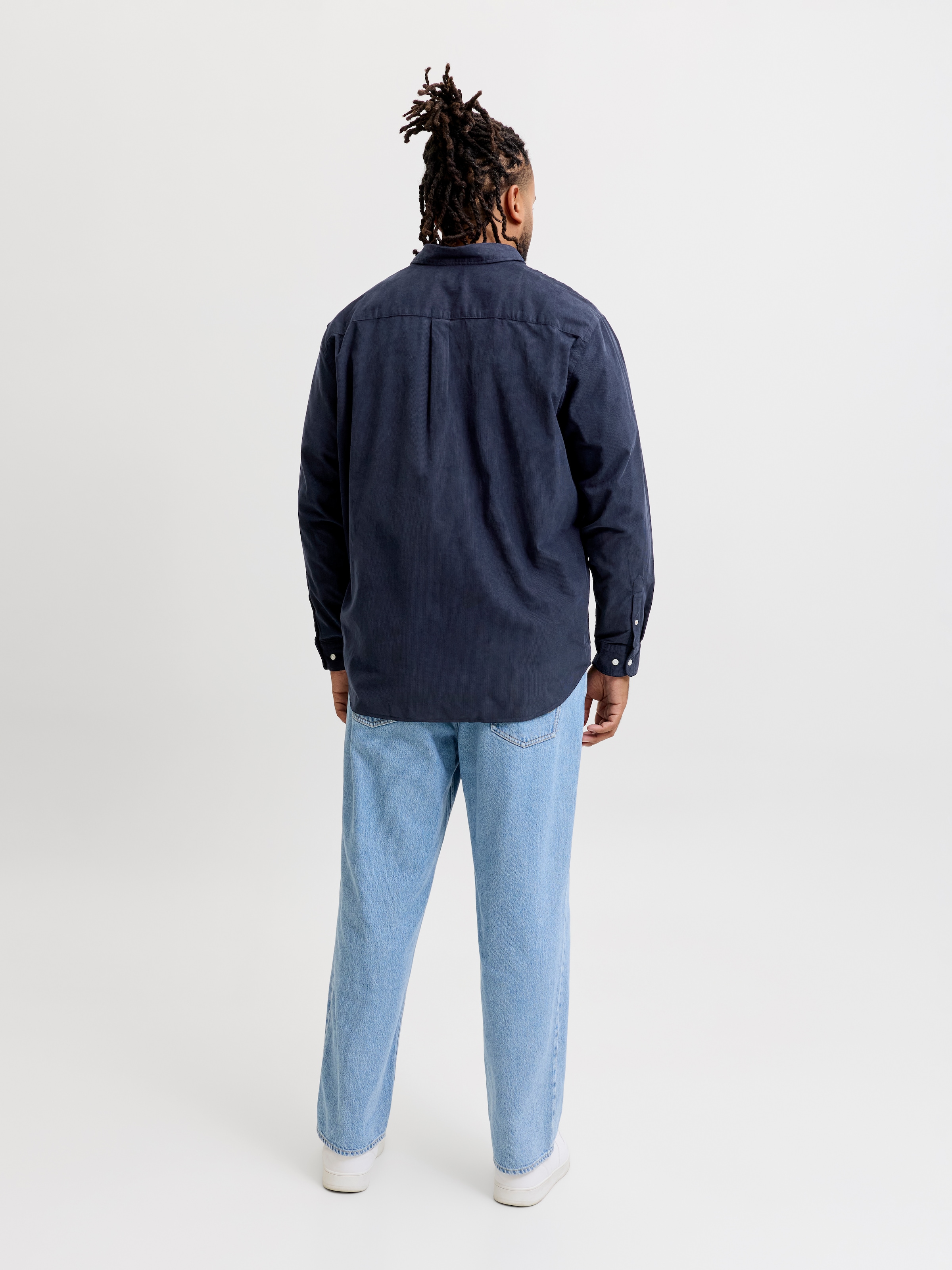 Jack & Jones PlusSize Langarmhemd »JJEFIELD CORD SHIRT LS SN PLS« Baumwolle, regular fit