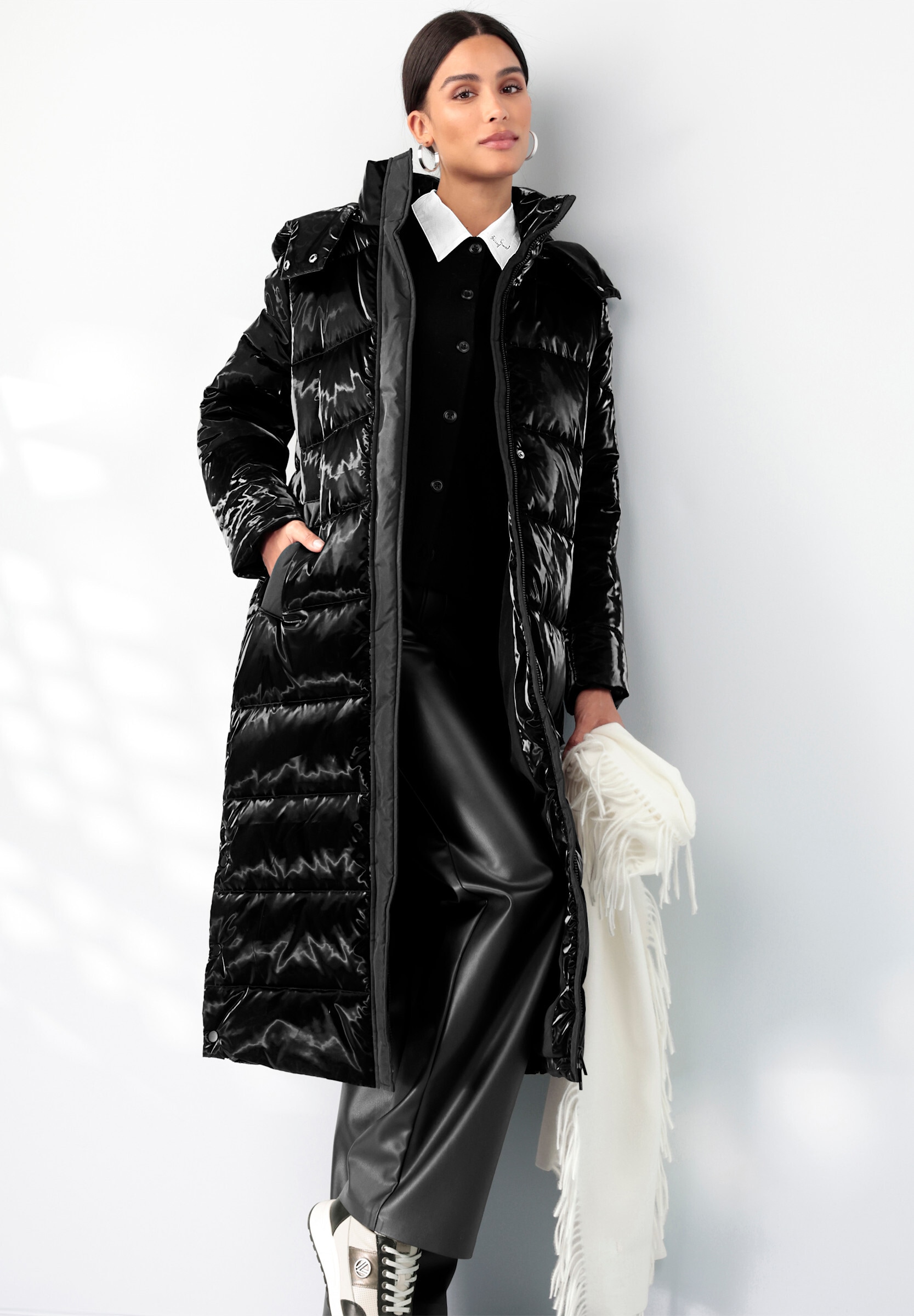 heine Strickjacke »Strickjacke Feinstrickjacke in 2-in-1-Optik«