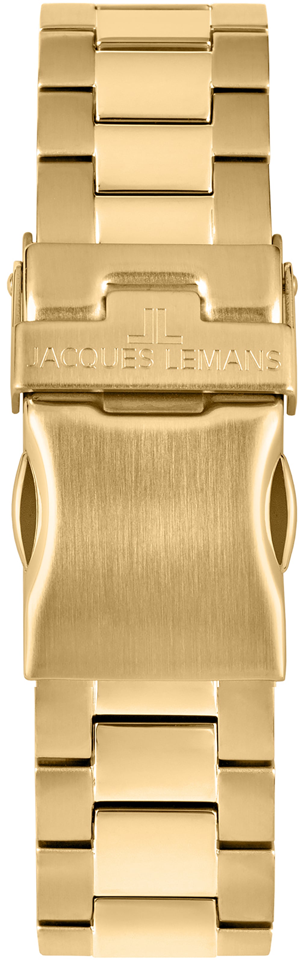 Jacques Lemans Quarzuhr »Derby«, Armbanduhr, Damenuhr, Datum, Perlmutt-Zifferblatt, Edelstahlarmband