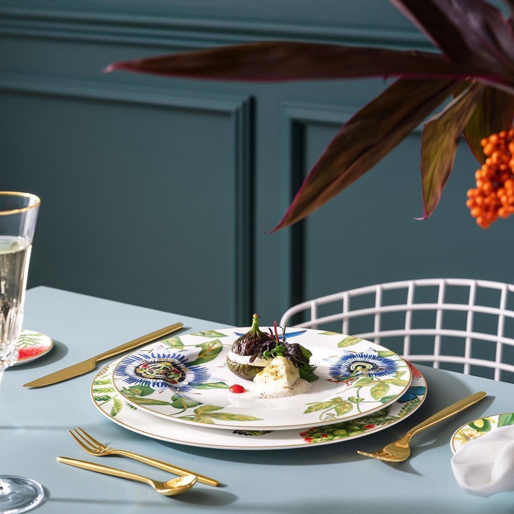 Villeroy & Boch Geschirr-Set »Tafelservice Amazonia Anmut 18er Set bunt« Handwäsche wird empfohlen