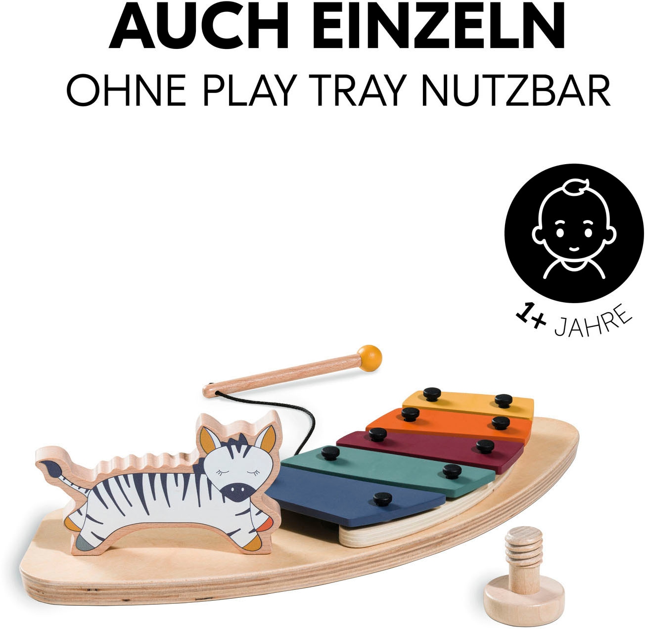 Hauck Spielzeug-Musikinstrument »Play Music Zebra«, FSC® - schützt Wald - weltweit