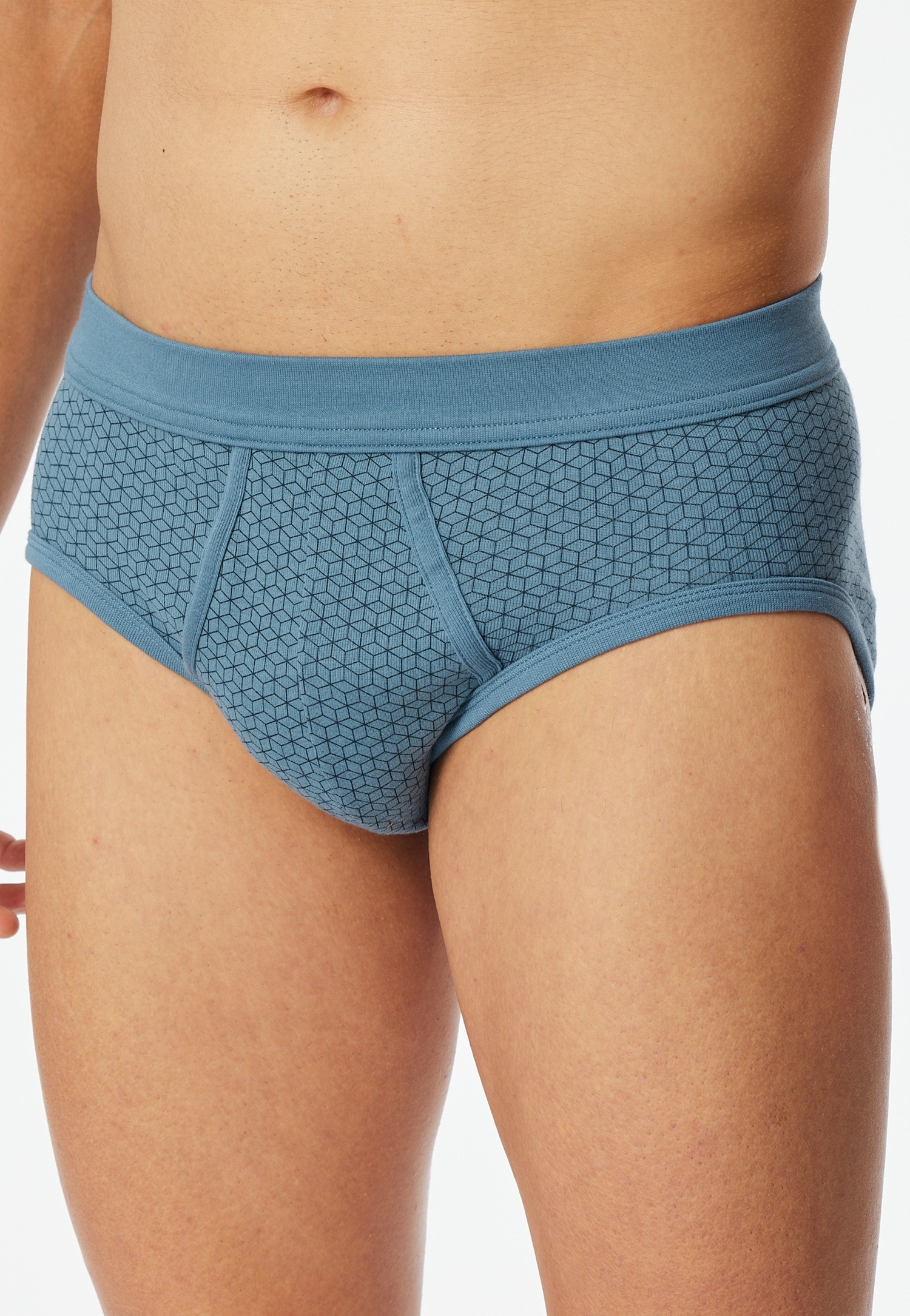 Schiesser Slip »"Original Classics"«, (2er-Pack), mit kontrastfarbenem Karomuster
