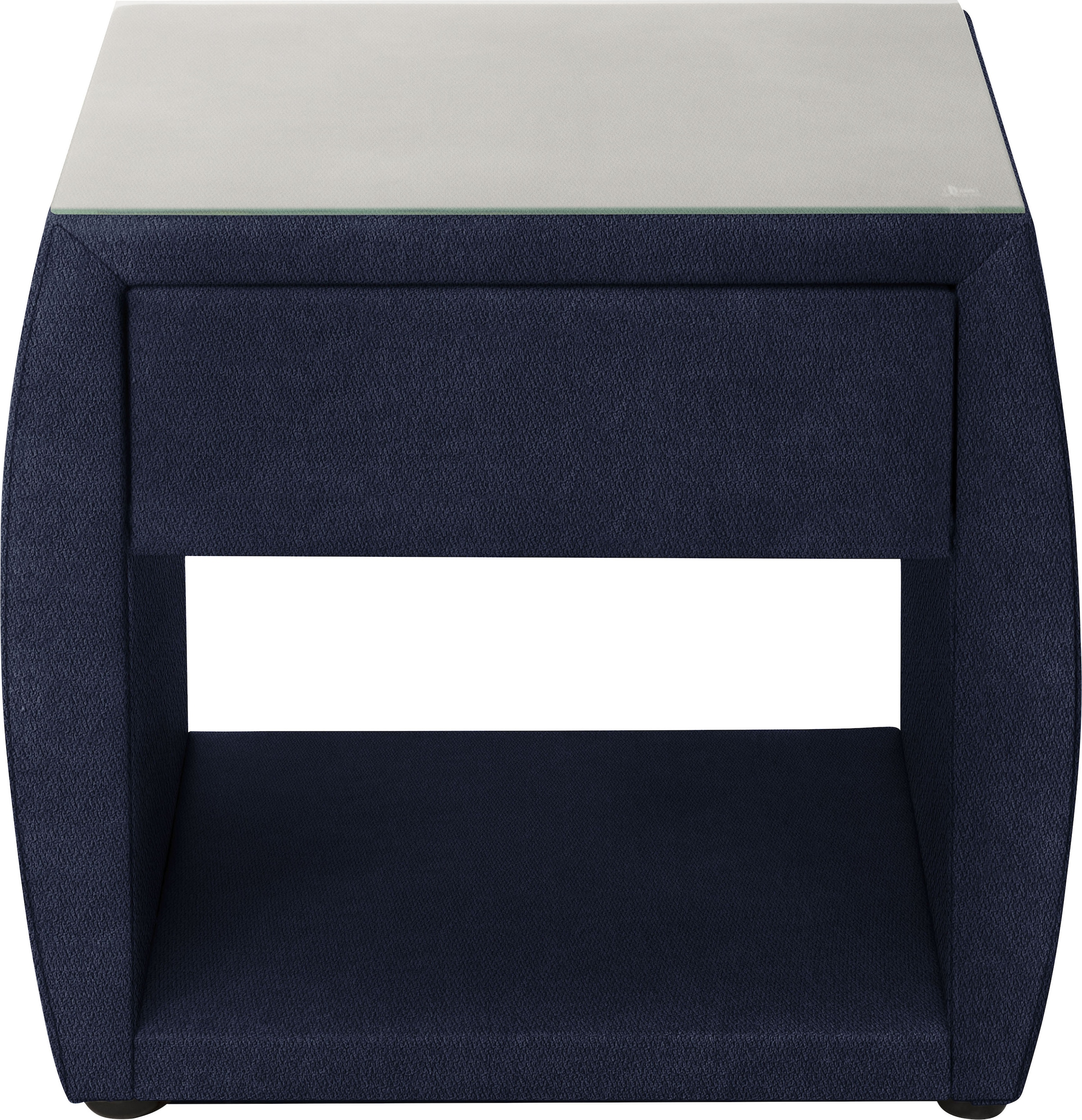 alina Nachttisch »Nadina« mit Glasplatte