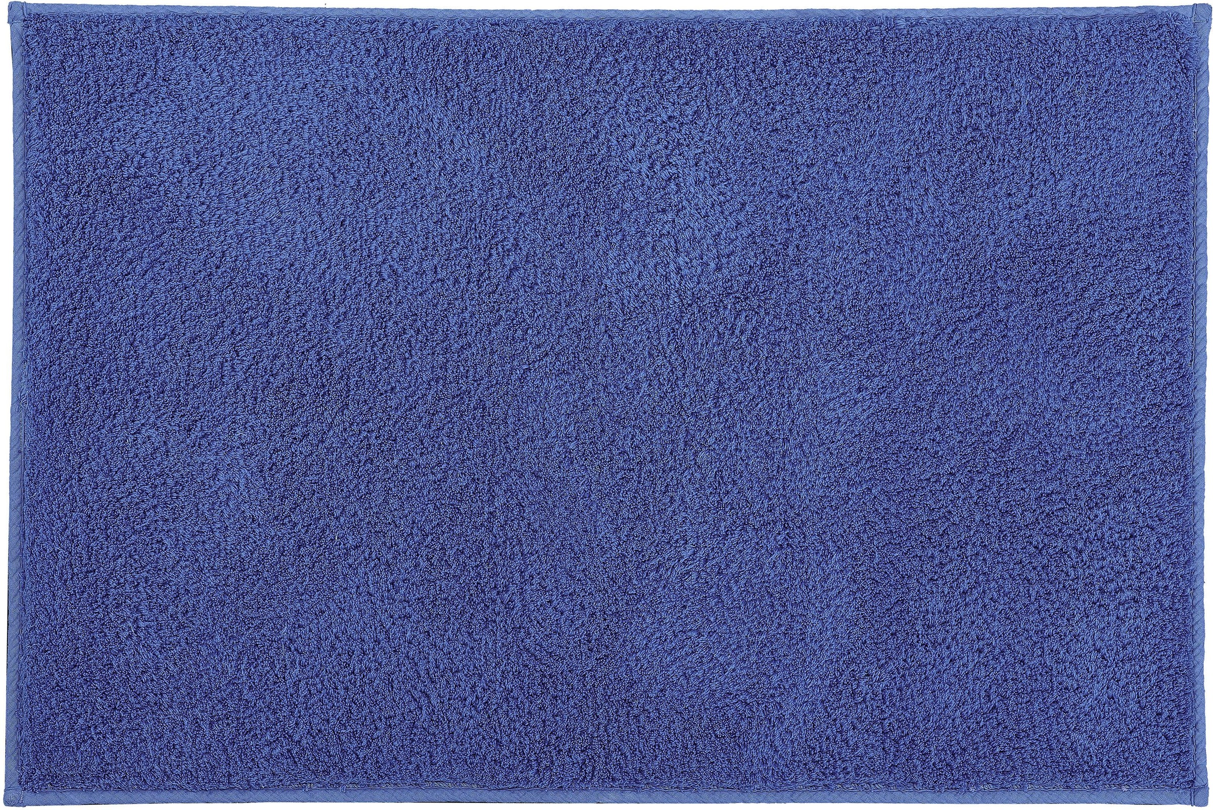 Kleine Wolke Badematte »Kansas«, rutschhemmend beschichtet, fußbodenheizungsgeeignet, Badteppich, Uni Farben, reine Baumwolle, waschbar