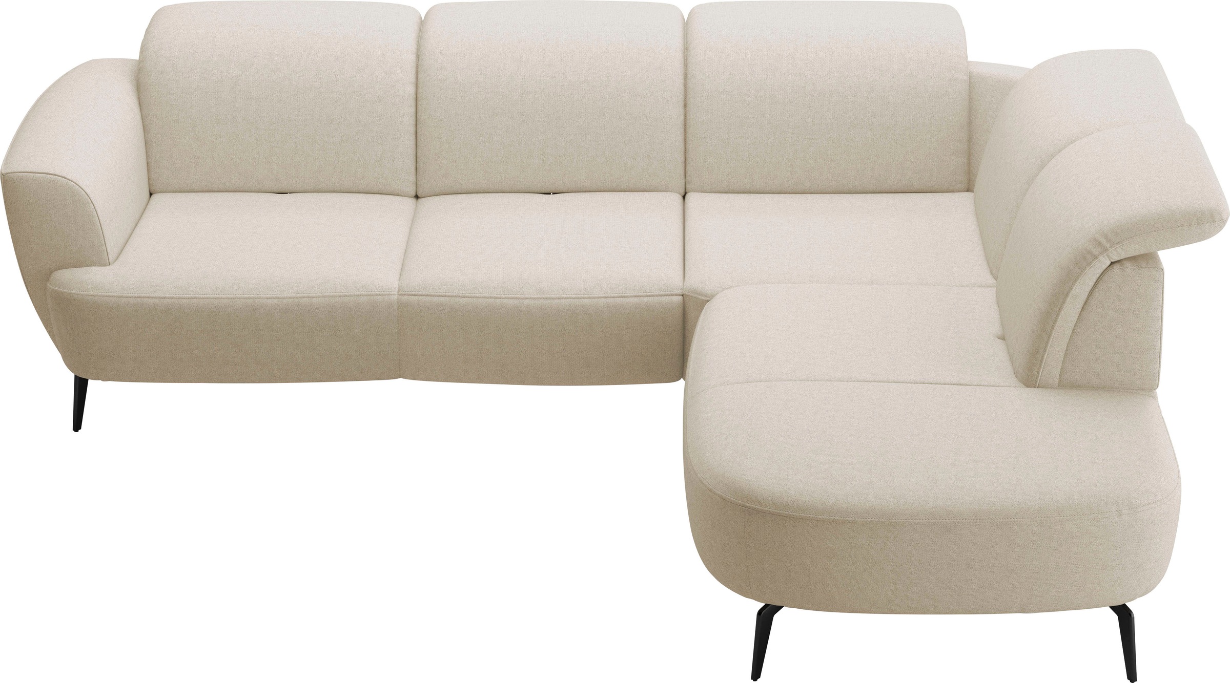 sit&more Ecksofa »Zoe«, ink.Sitztiefenverstellung, wahlweise mit Kopfteilverstellung