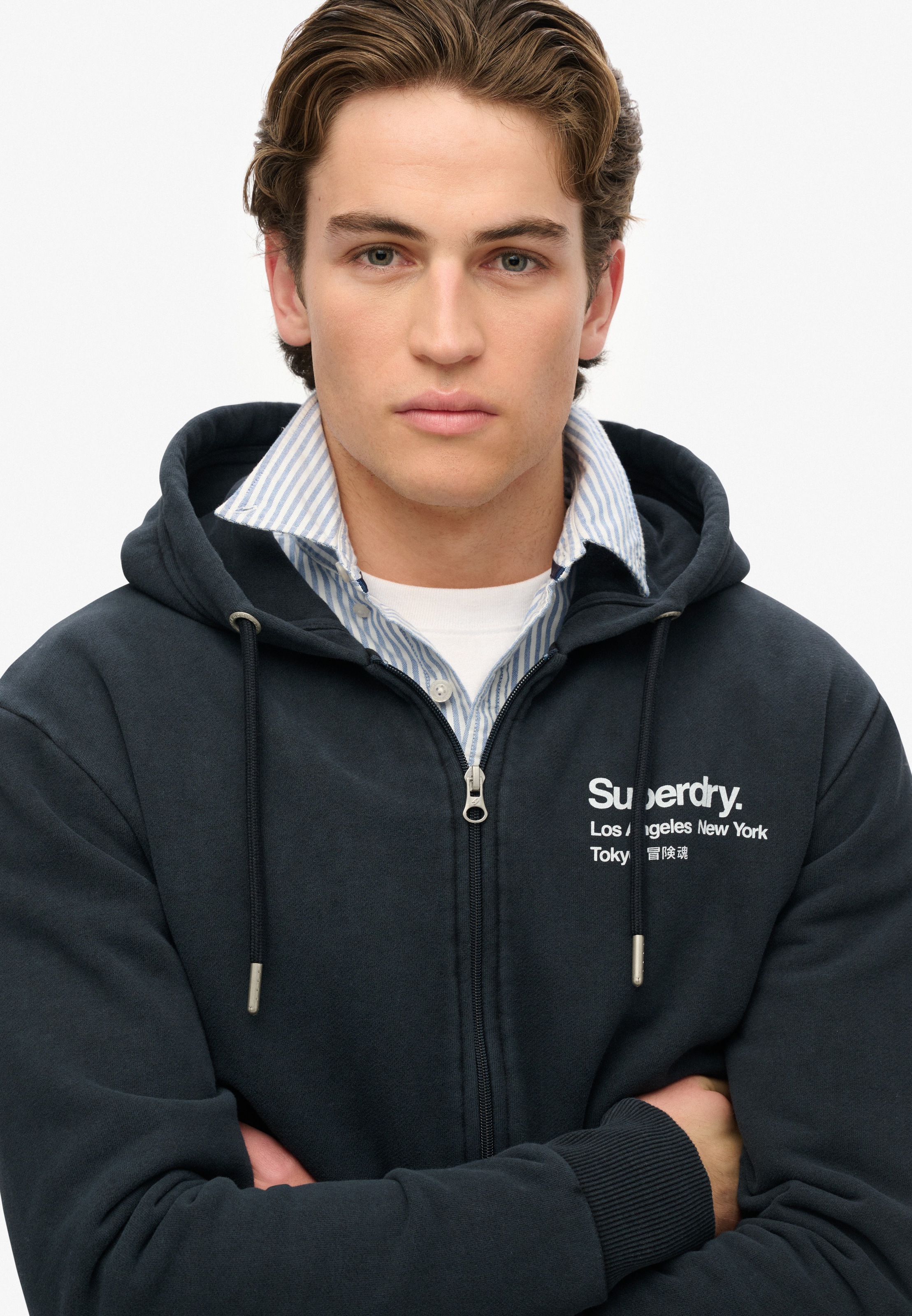 Superdry Kapuzensweatjacke »CORE LOGO CITY ZIPHOOD«