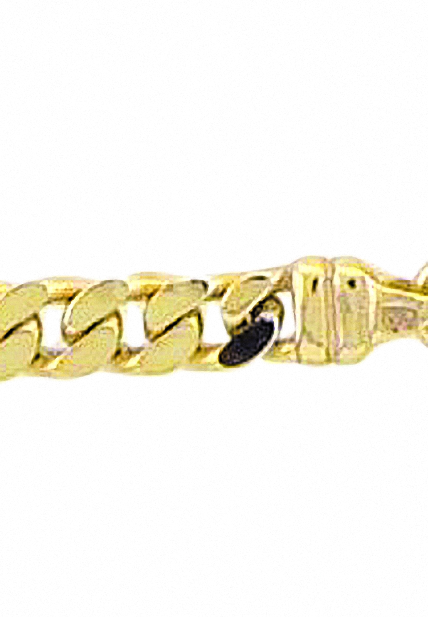 Adelia´s Goldarmband »333 Gold Flach Panzer Armband 21 cm Ø 4,1 mm«