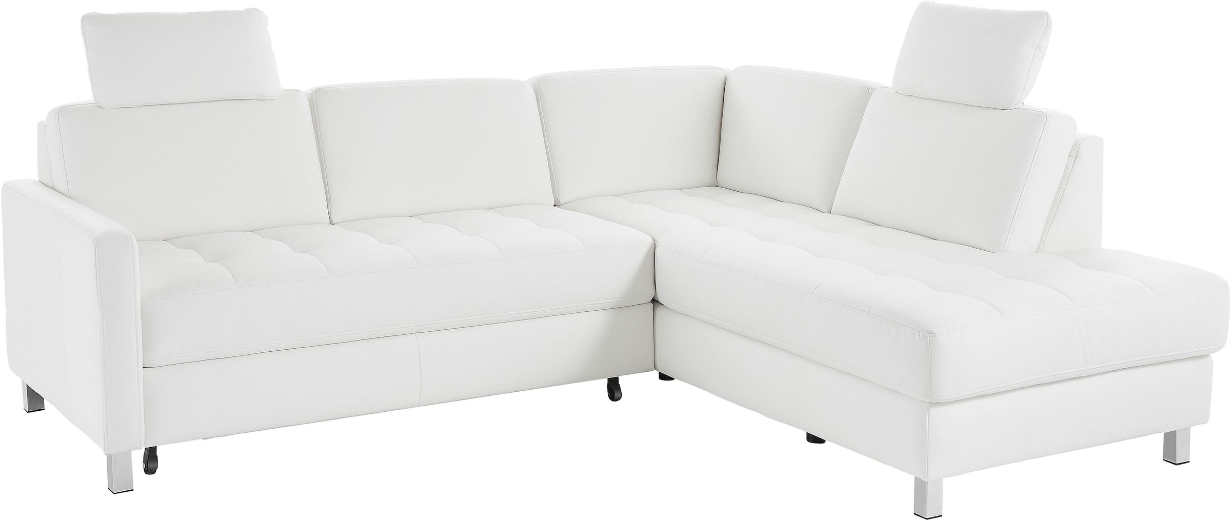 sit&more Ecksofa »Pablo L-Form«, wahlweise mit Bettfunktion