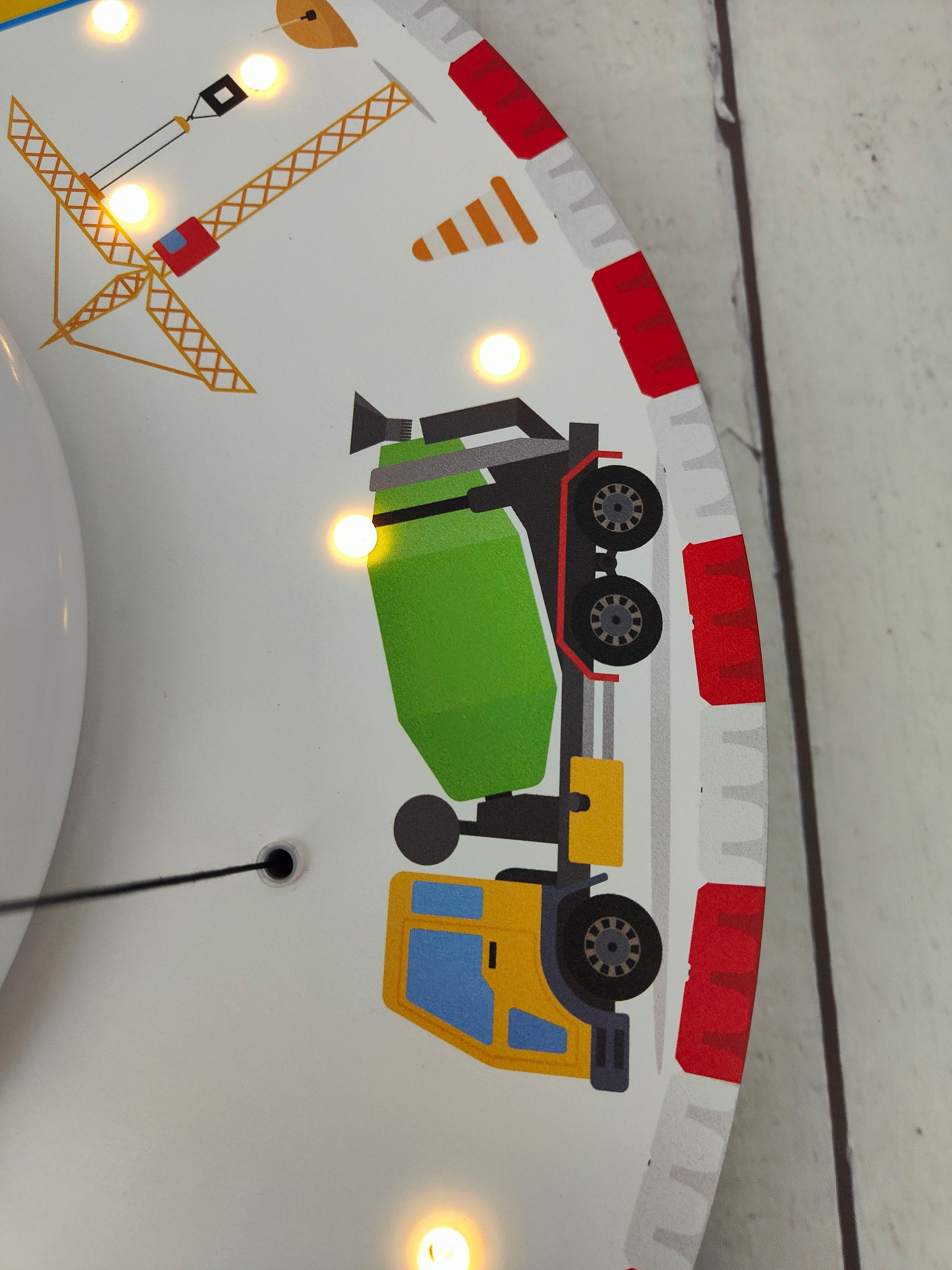 niermann Deckenleuchte »Baustelle, Kinderlampe, Kinderzimmer« E27 1 Stk. hochwertiger Druck auf kompletter Oberfläche