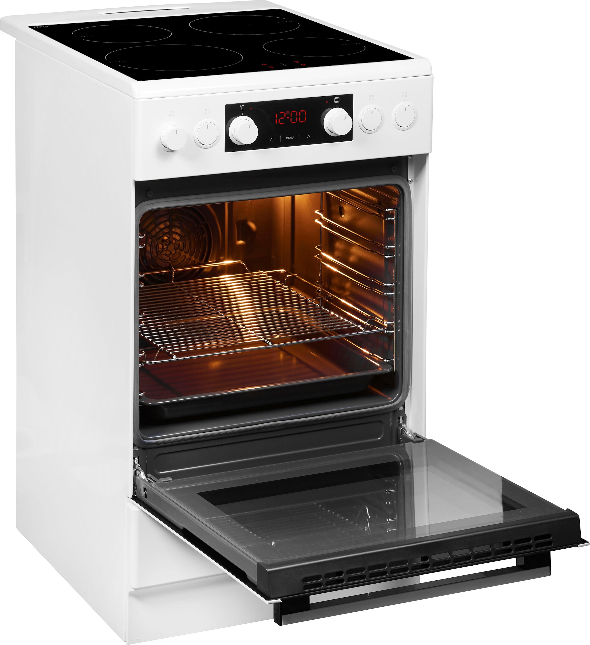 Amica Induktions-Standherd »SHI 905 100 W«, Steam Clean, RapidWarmUp-Funktion