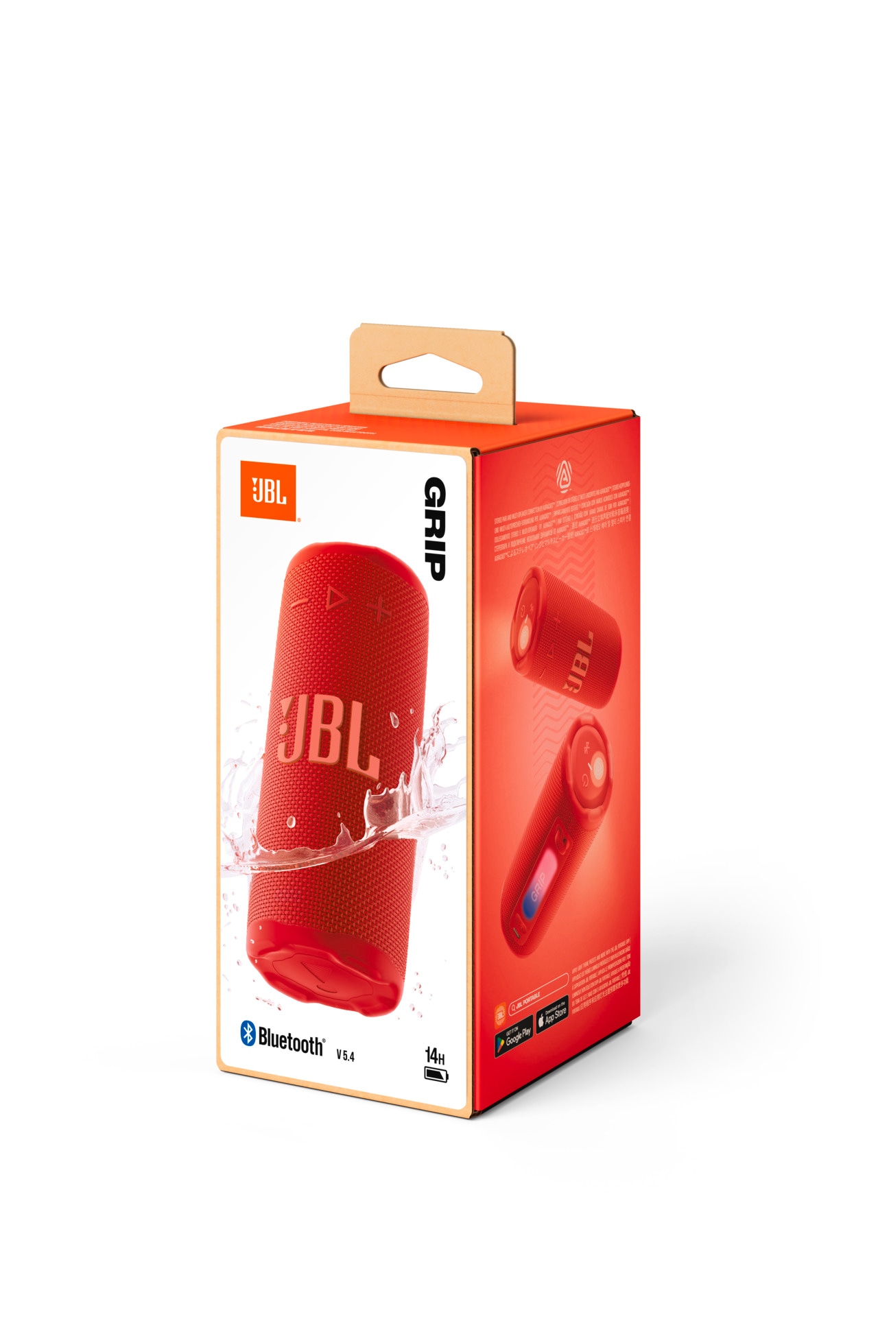 JBL Bluetooth-Lautsprecher »GRIP« (A2DP Bluetooth | AVRCP Bluetooth | Bluetooth 16 W) Kompakter Bluetooth-Speaker, starker JBL Pro Sound und Ambient Light